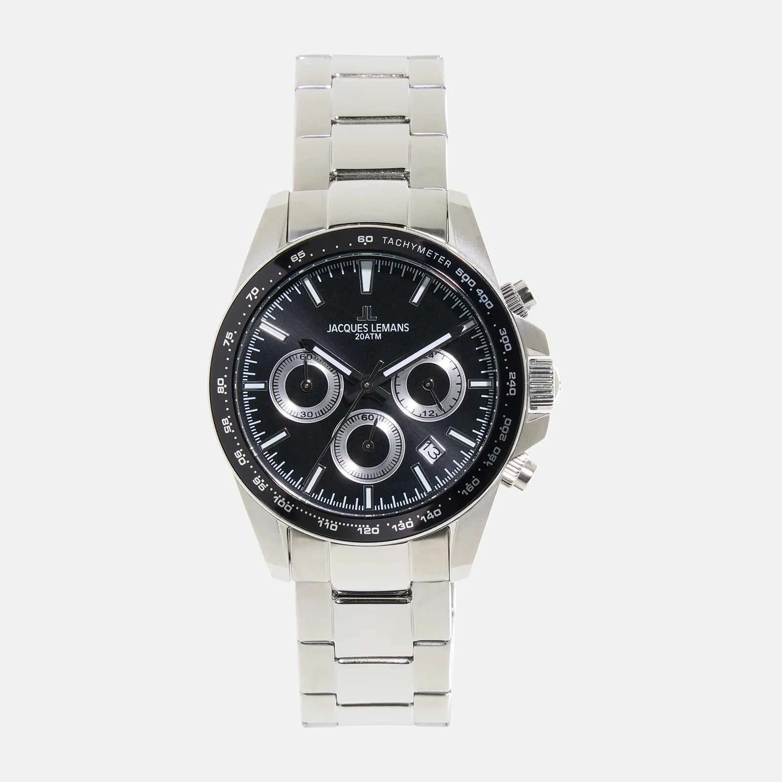 Jacques Lemans Liverpool - klockset herr, stål/svart, 41 mm 6