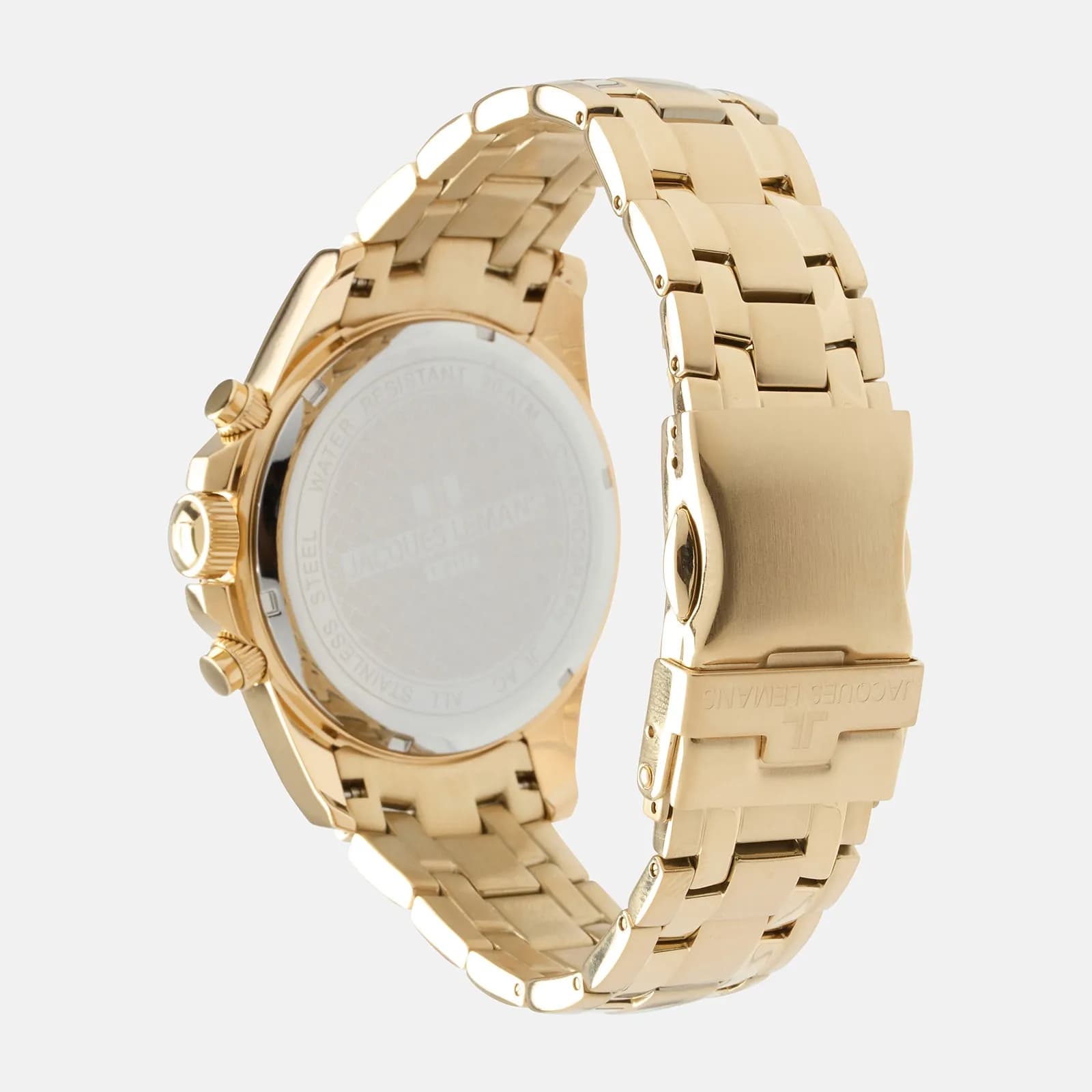 Jacques Lemans Liverpool - herrklocka guld/blå, 44mm 4