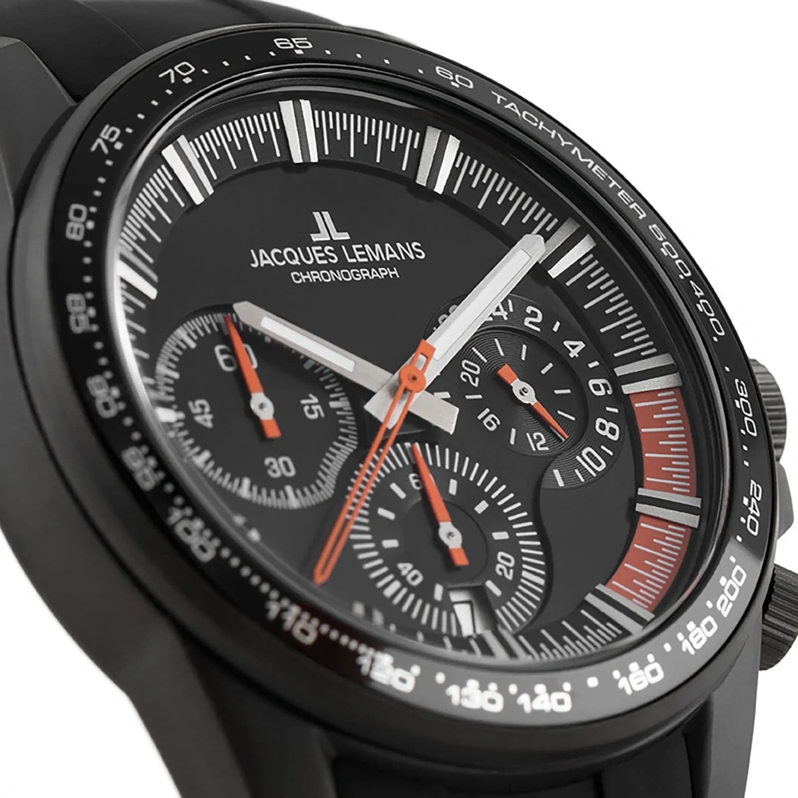 Jacques Lemans Liverpool herr svart, silikonband - 1-2127D 4