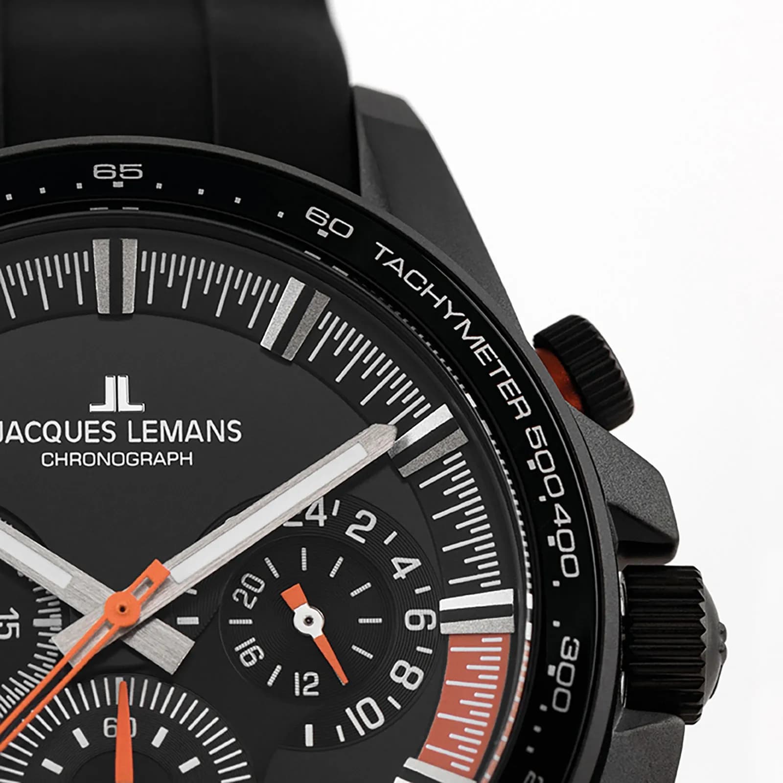 Jacques Lemans Liverpool herr svart, silikonband - 1-2127D 5