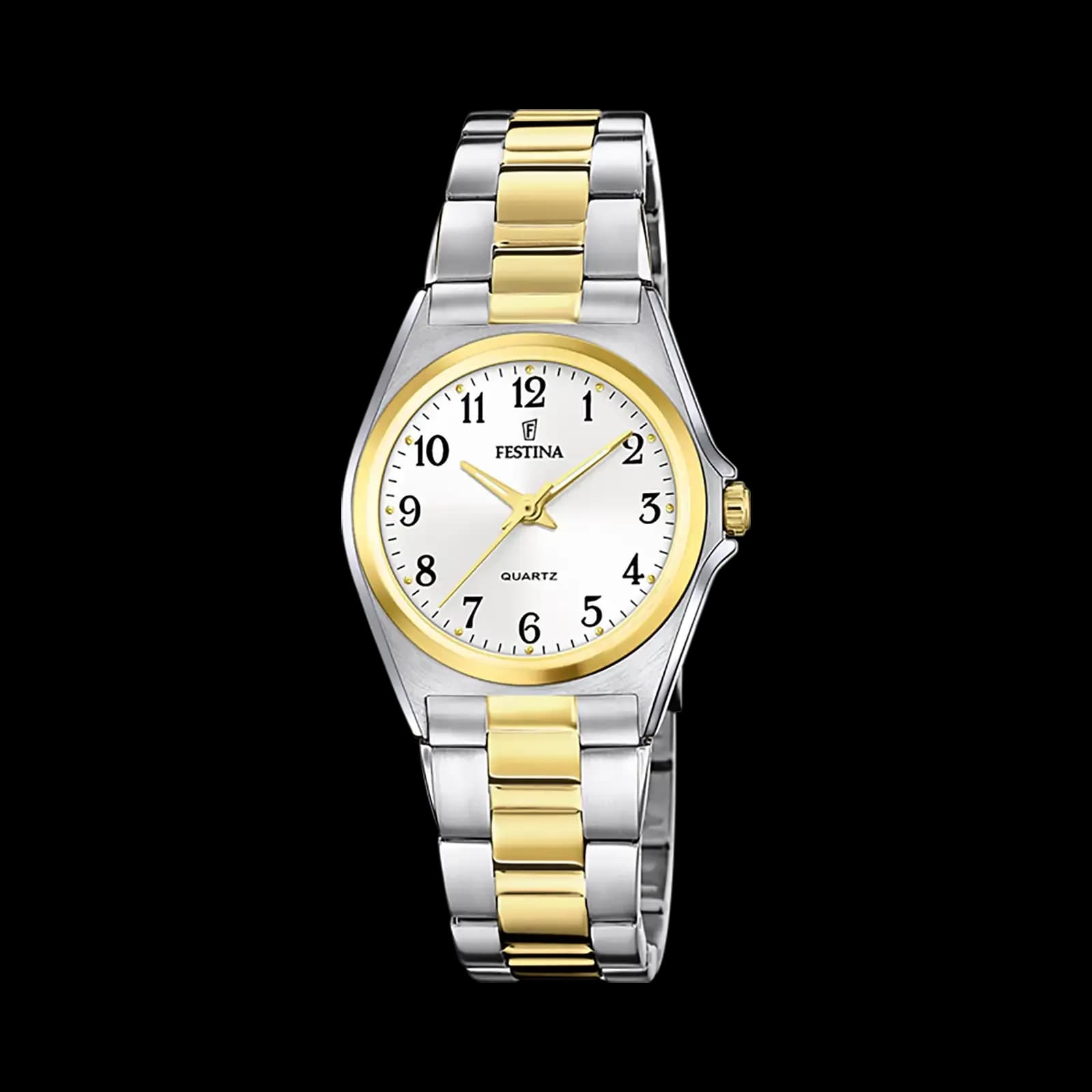 Festina Classic damklocka vit/bicolor, metallband - F20556/1
