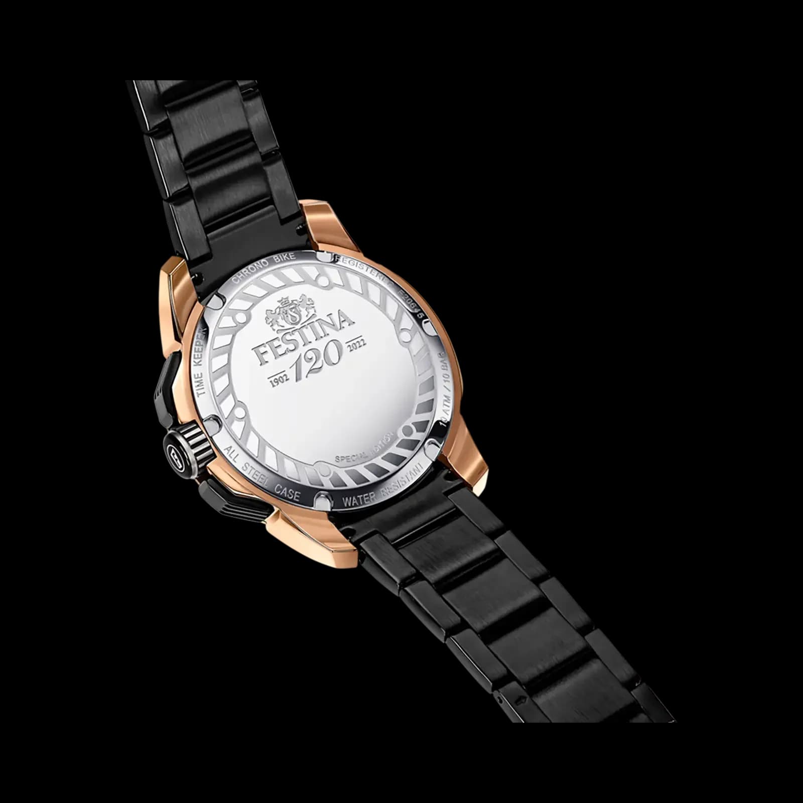 Festina Chrono Bike herrklocka svart, metallband - F20645/1 3