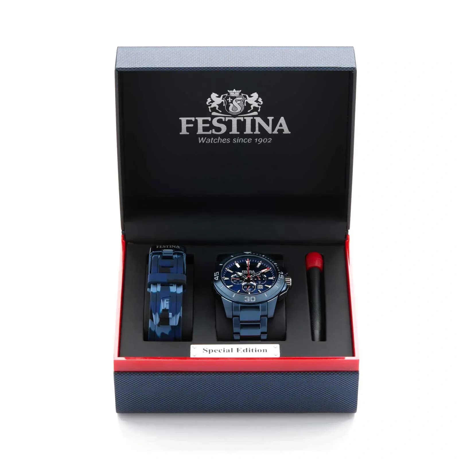 Festina Bike Special Edition herr blå, metall - F20643/1 5