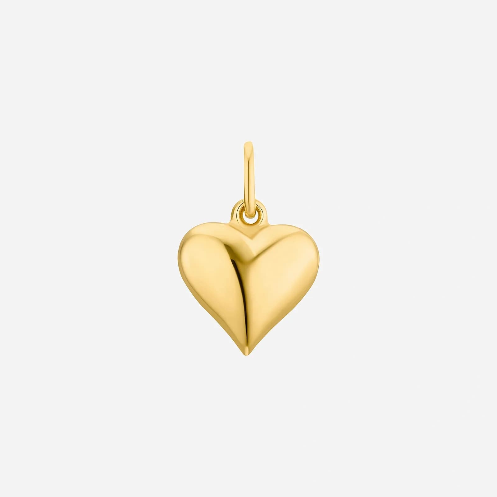 Hängsmycke i 9k guld, hjärta - 15 mm