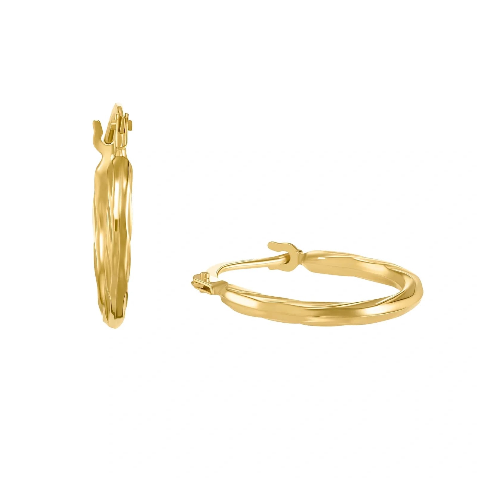 Örhängen 9k guld - hoops 16 mm