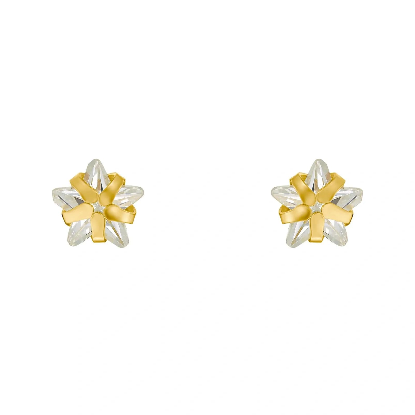 Örhängen 9k guld - Studs 6 mm 3