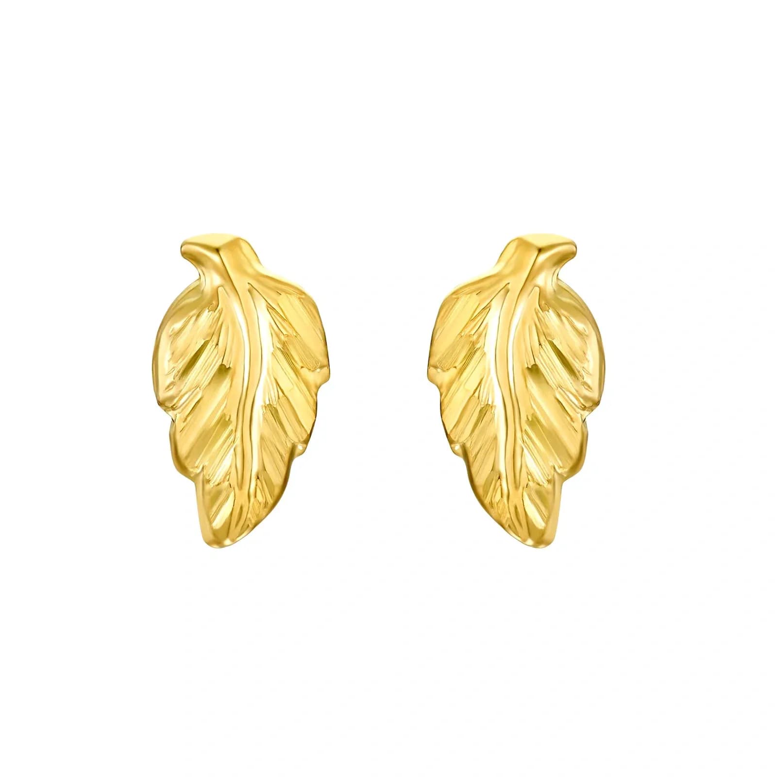 Örhängen 9k guld - Studs 8 mm