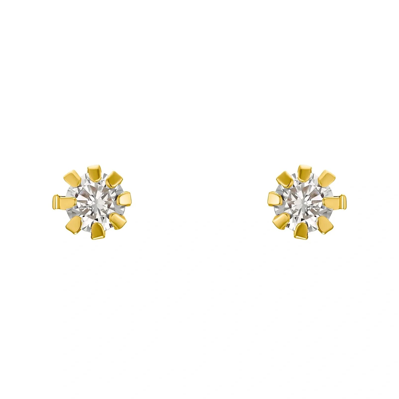 Örhängen 9k guld - Studs 3 mm 3