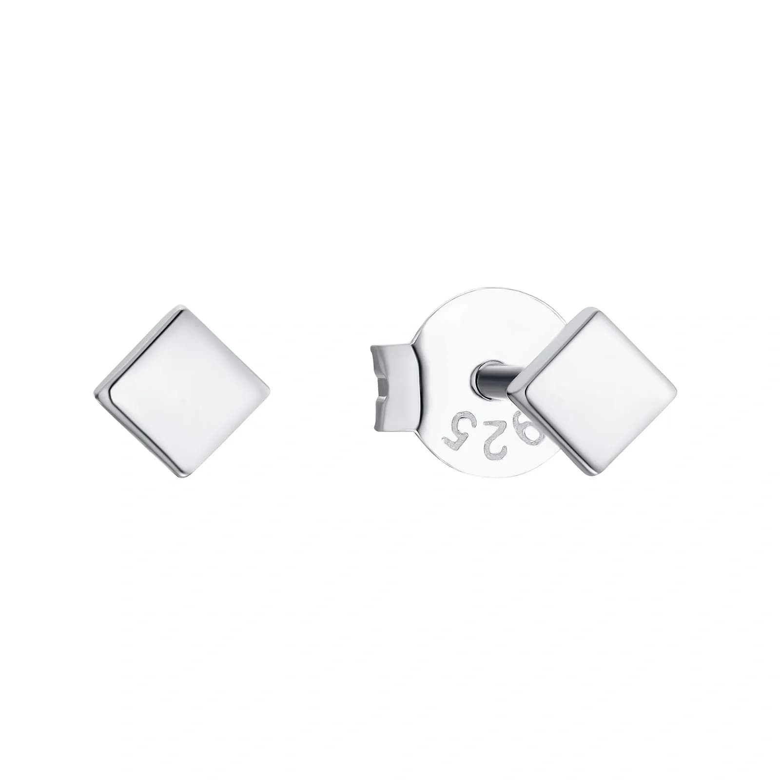 Silverörhängen - Studs 3 mm