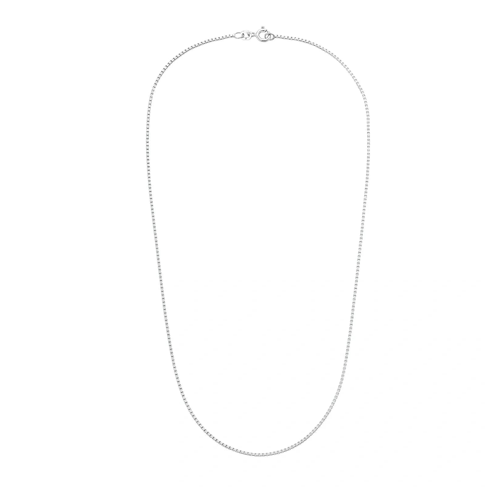 Silverhalsband, venezialänk - 42 cm / 1,5 mm