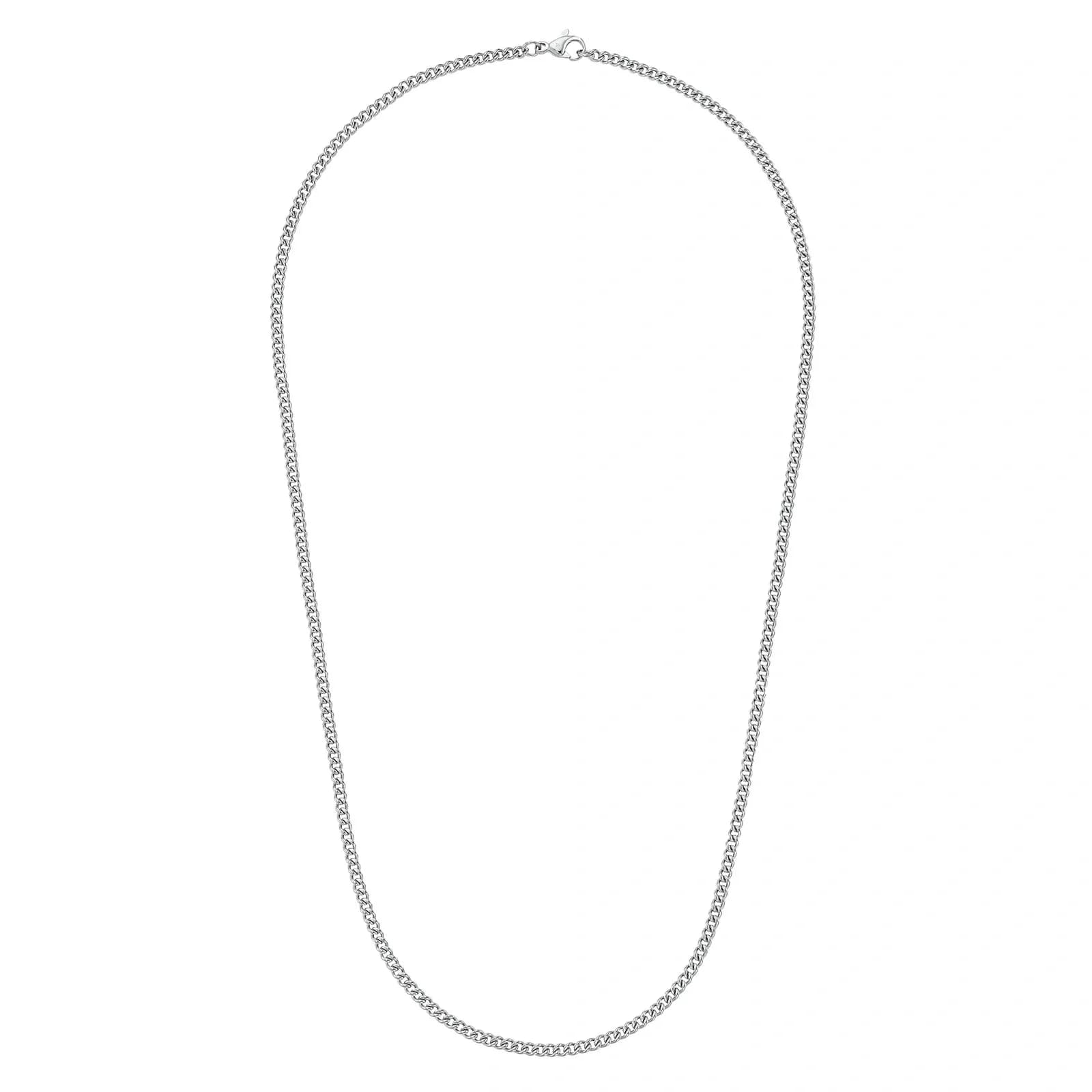 Halsband i rostfritt stål, pansarkedja - 50 cm / 2,5 mm