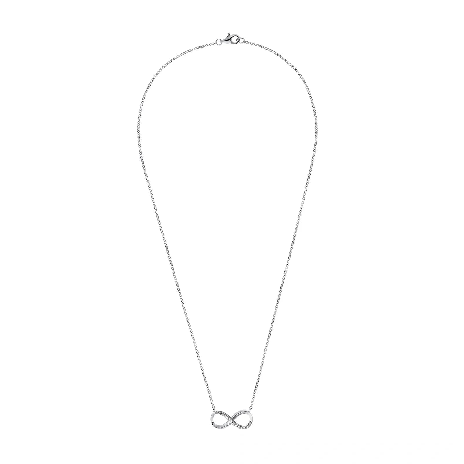 Silverhalsband - infinitysymbol, 43 cm 4