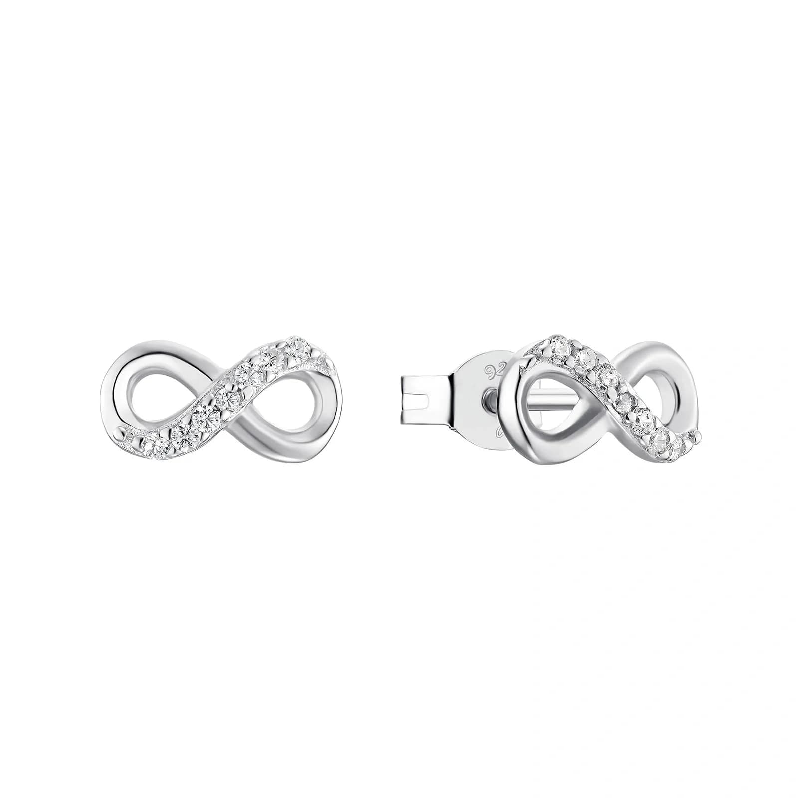 Silverörhängen - Studs 12 mm