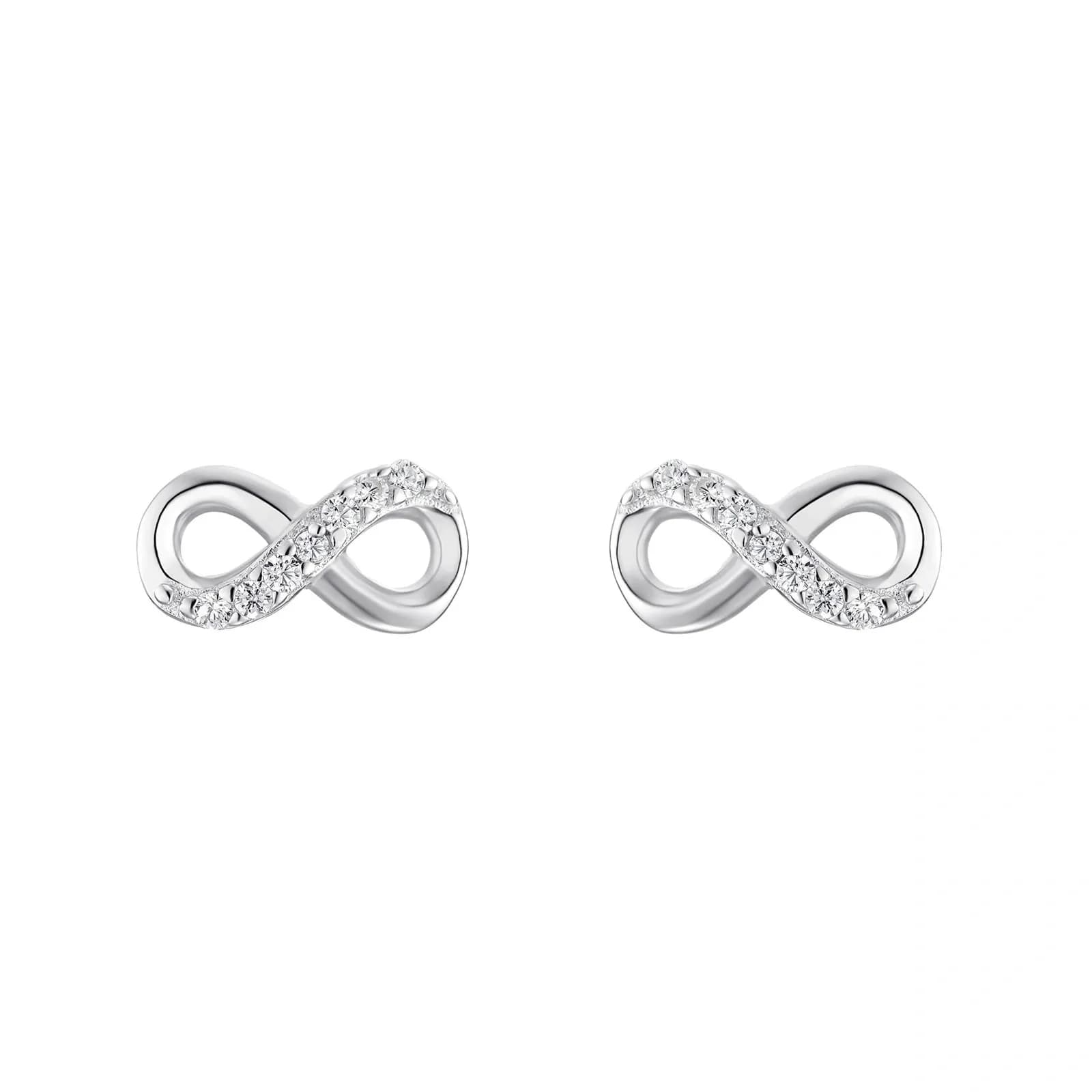 Silverörhängen - Studs 12 mm 3