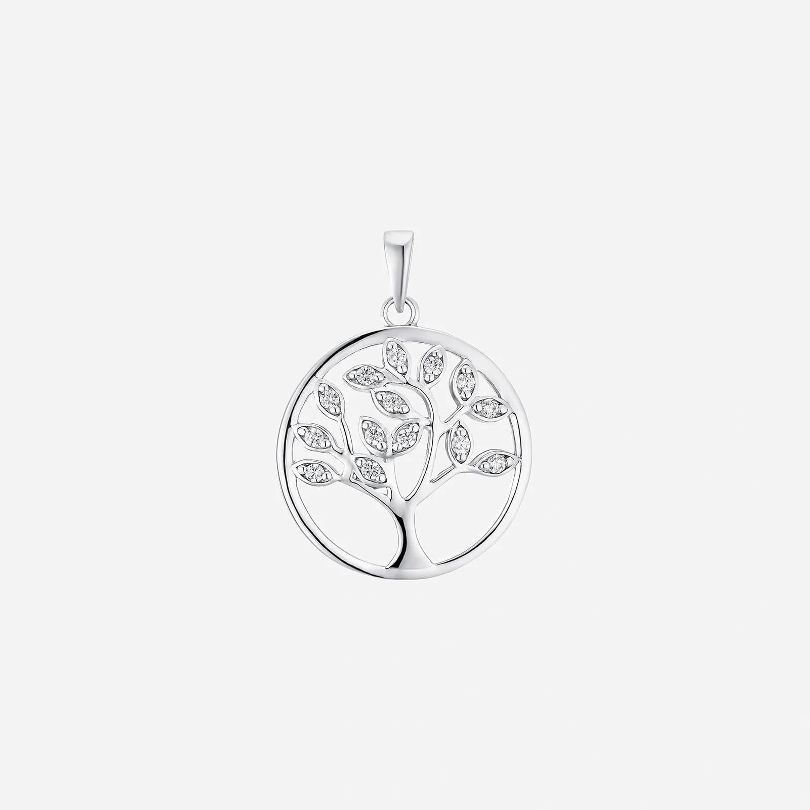 Hängsmycke i silver, livets träd - 28 mm