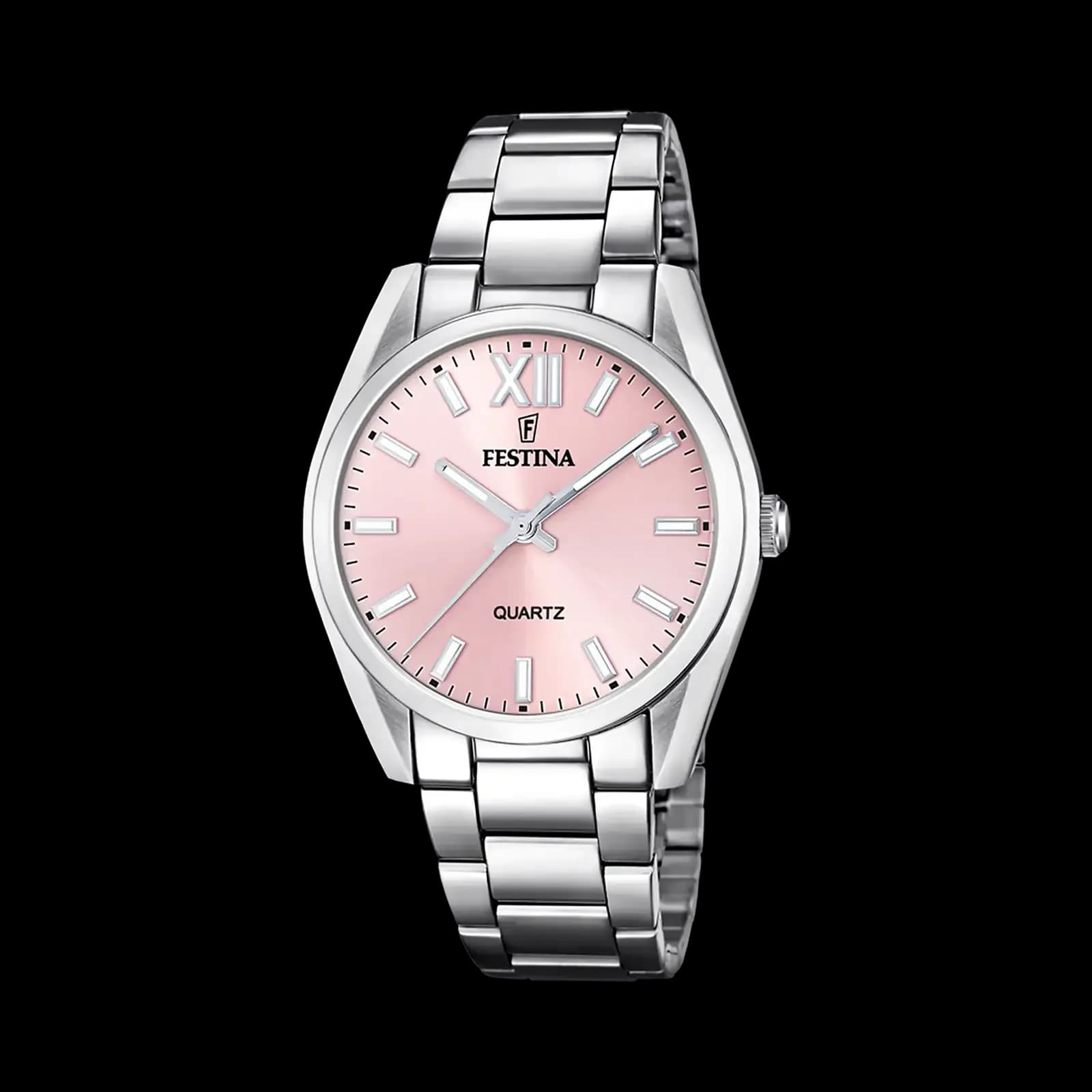 Festina Boyfriend damklocka rosa/stål, metallband - F20622/2