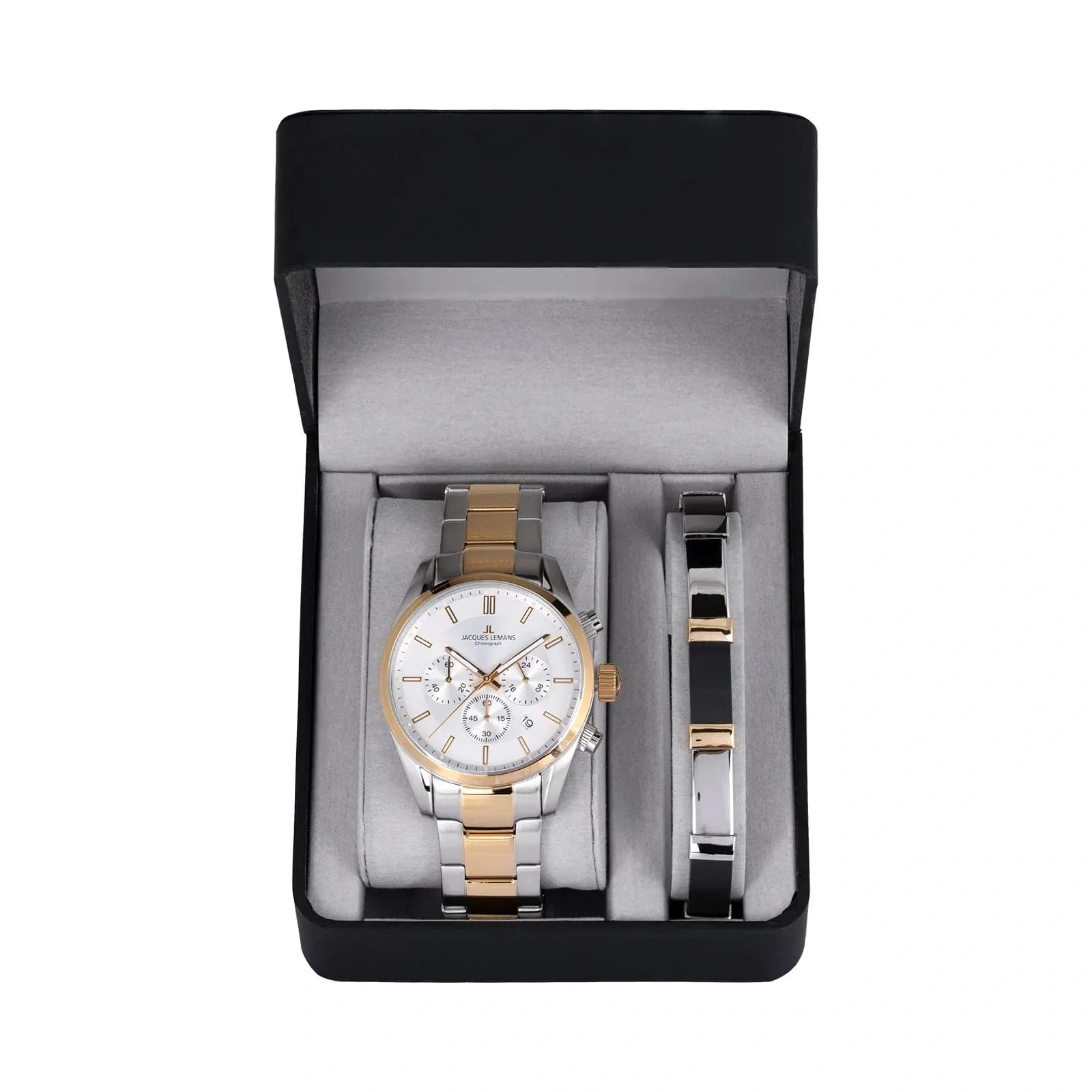 Jacques Lemans Sport - herrklocka bicolor/vit, 42mm