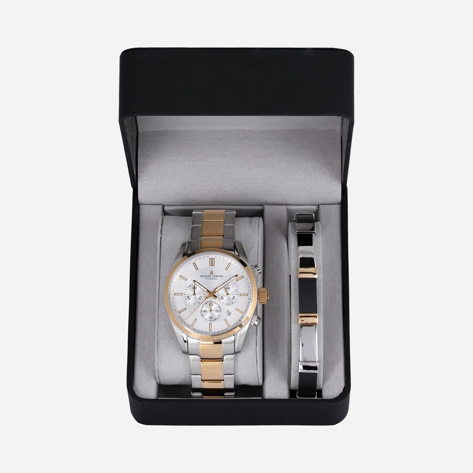 Jacques Lemans Sport - herrklocka bicolor/vit, 42mm 1