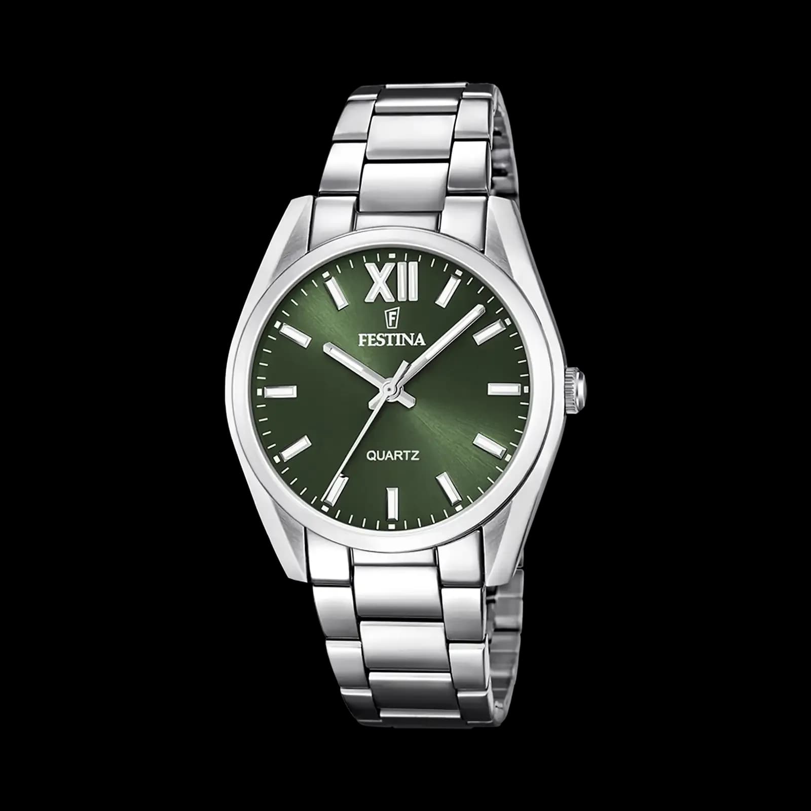Festina Boyfriend damklocka grön/stål, metallband - F20622/4