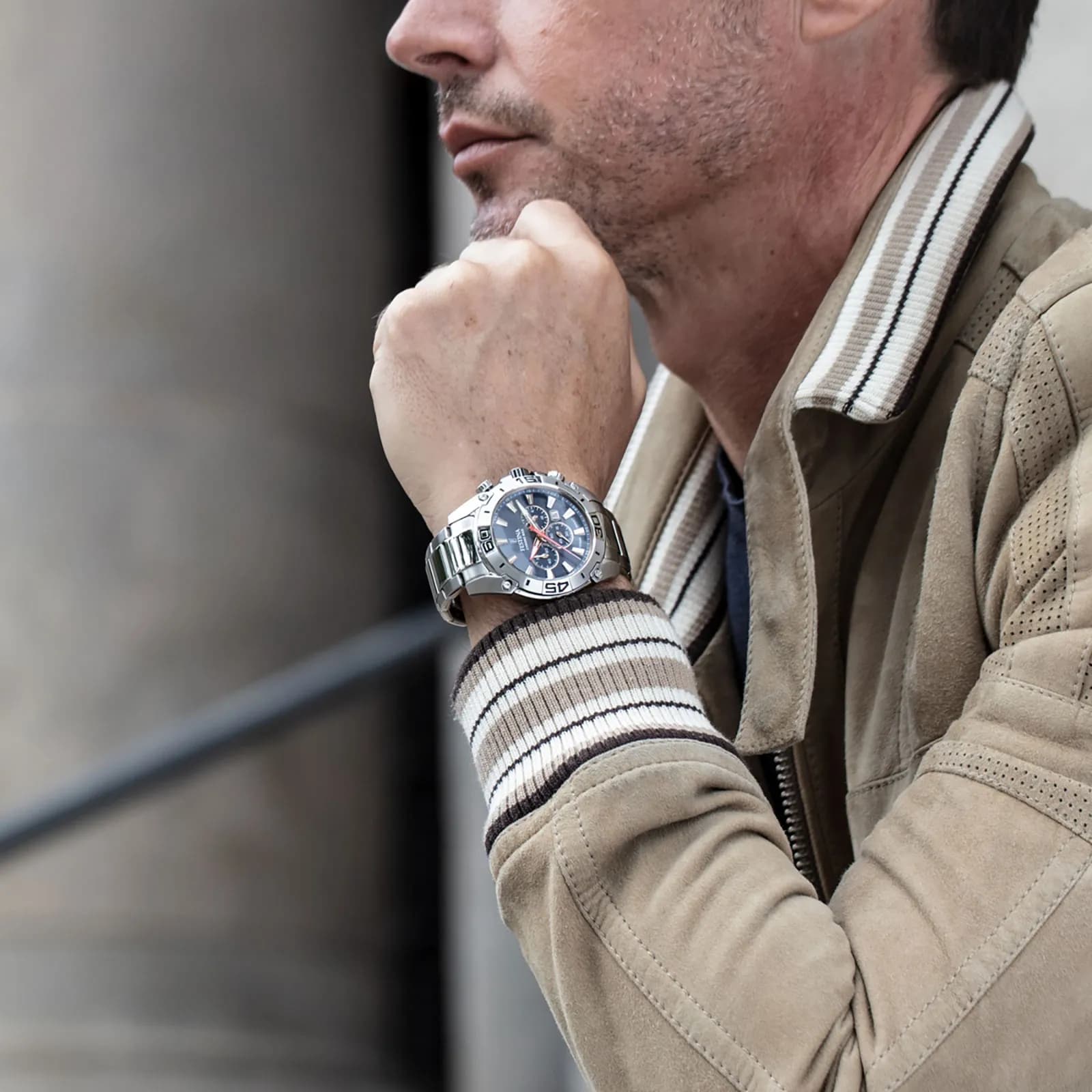 Festina Chrono Bike herrklocka svart/stål, metallband - F20543/4 3