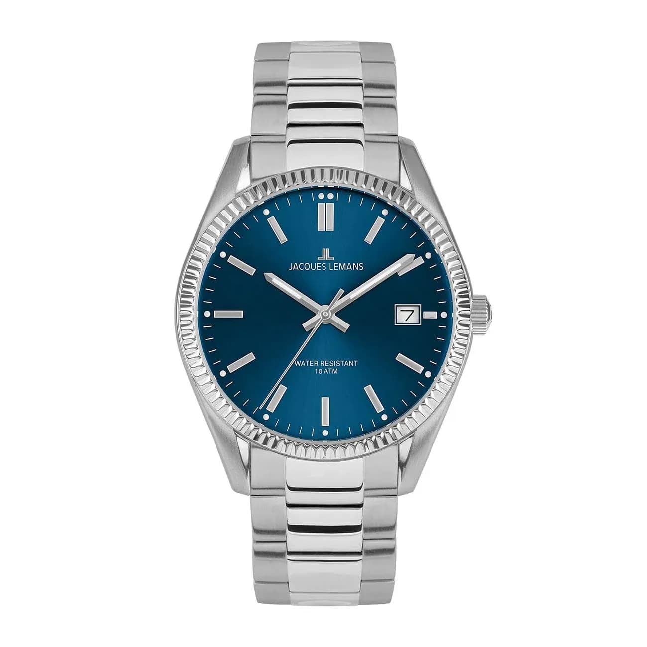 Jacques Lemans Derby - herrklocka, blå/stål, 40 mm