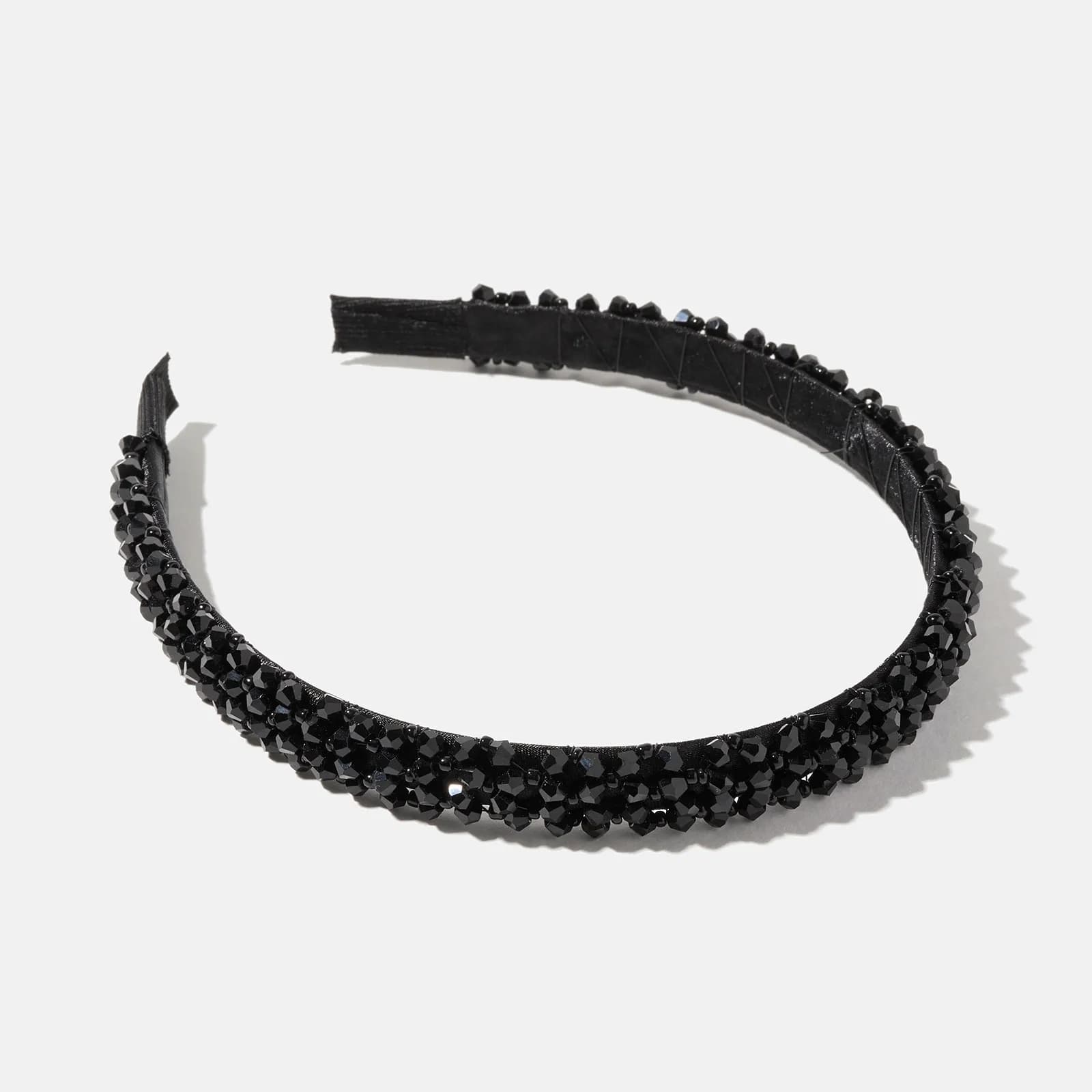 Diadem med svarta stenar 4