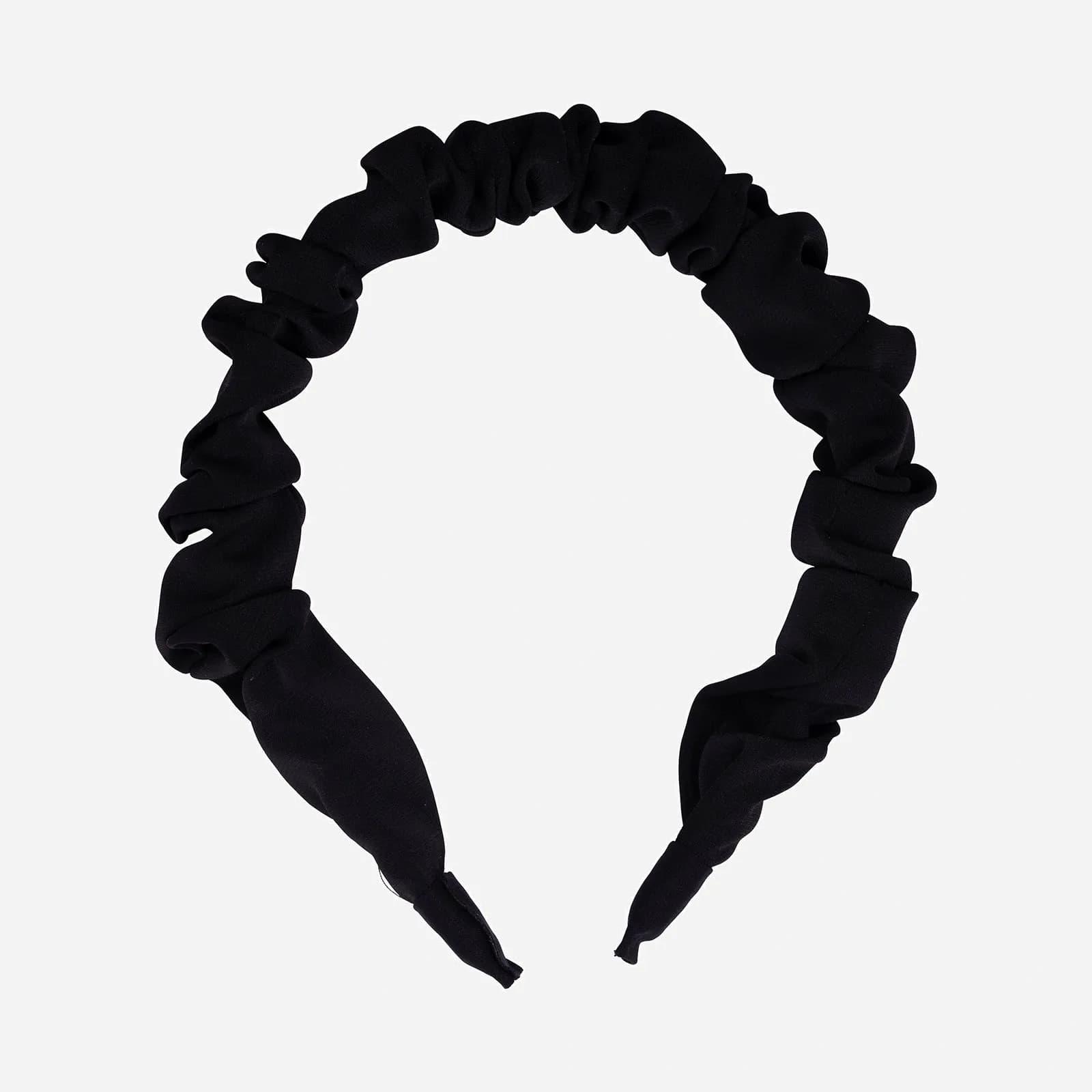 Diadem rynkat - svart