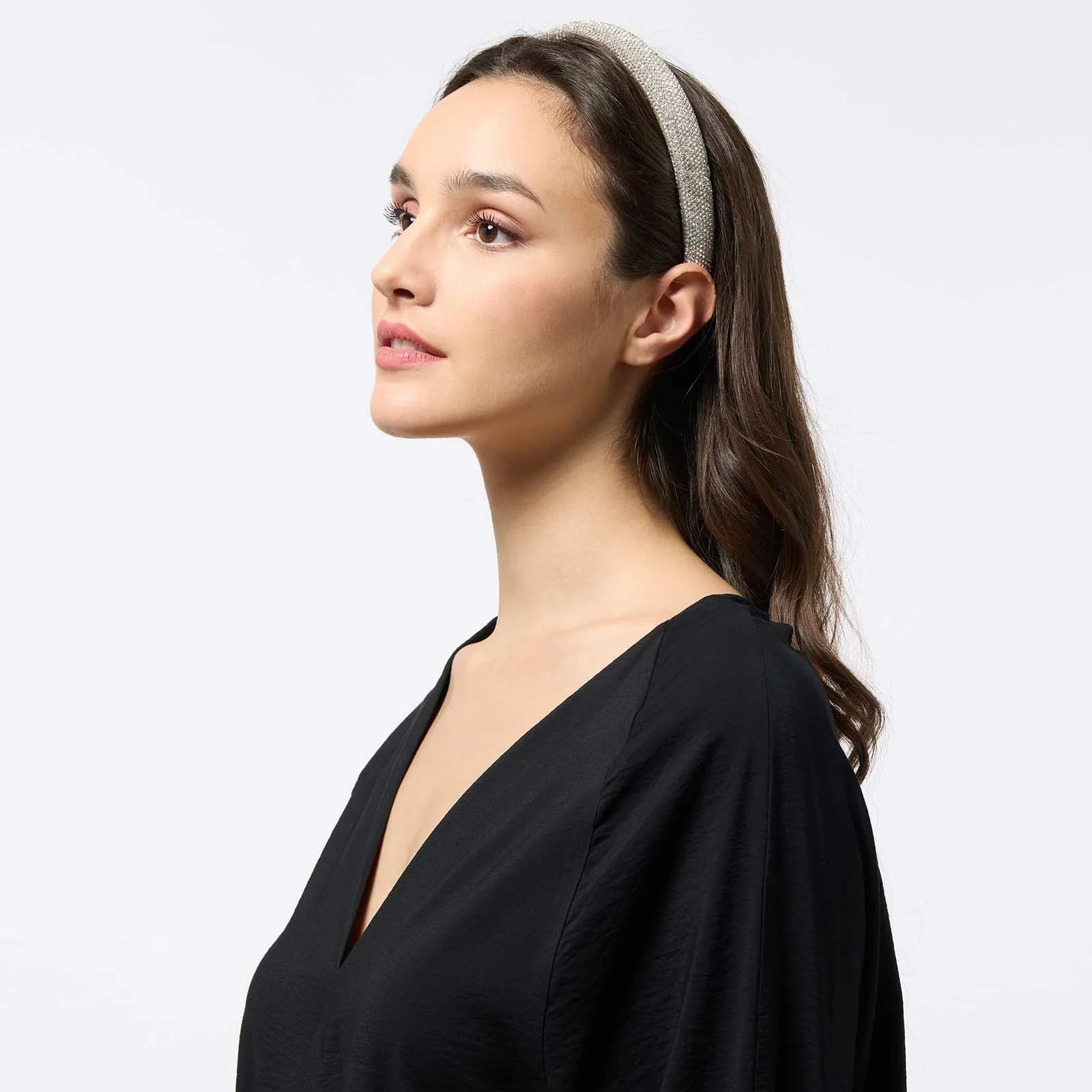 Vitt glittrigt diadem 2