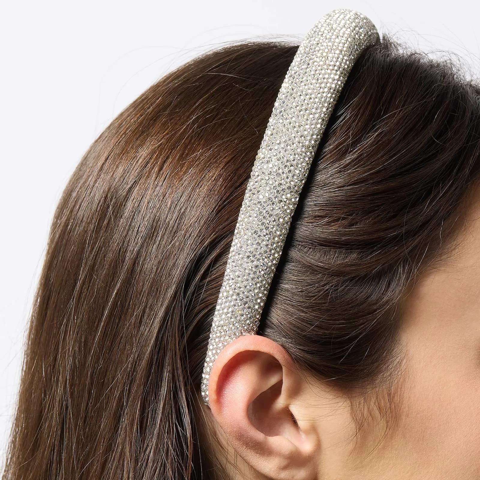 Vitt glittrigt diadem 3