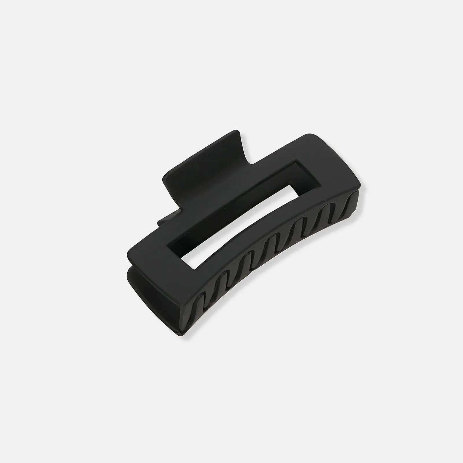 Svart hårklämma 10 cm