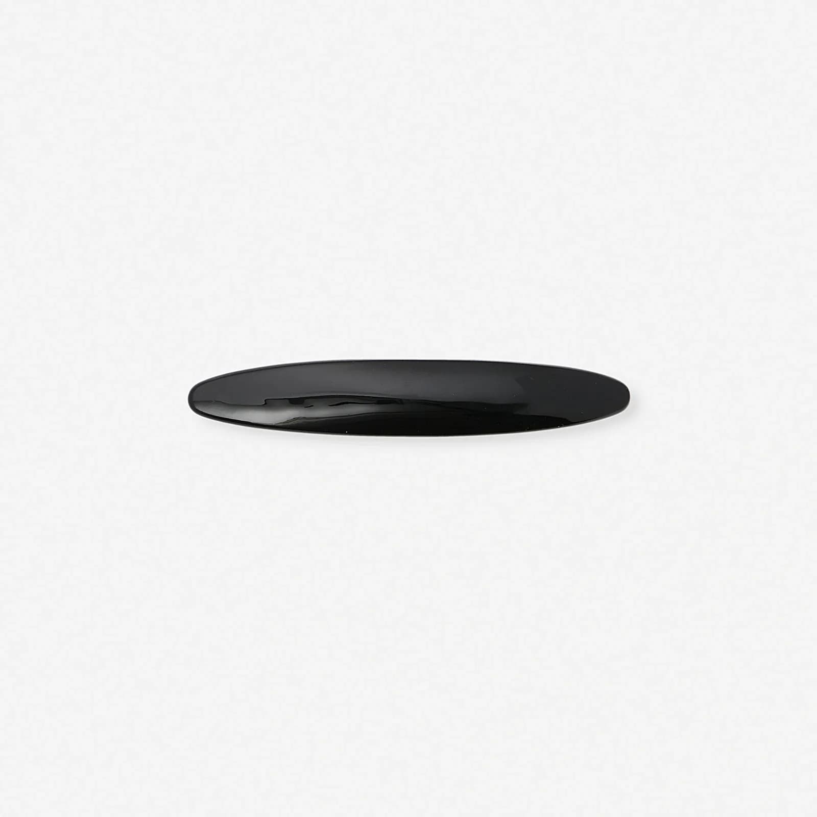 Svart hårklämma - barette, 8,5 cm 2