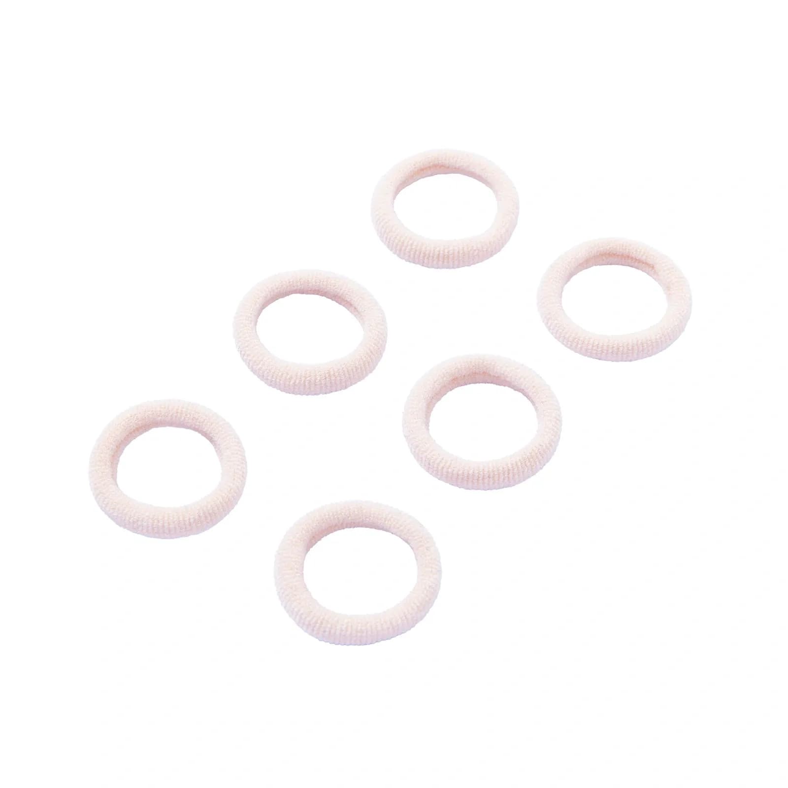 Beiga hårsnoddar, frotté – 6-pack 2