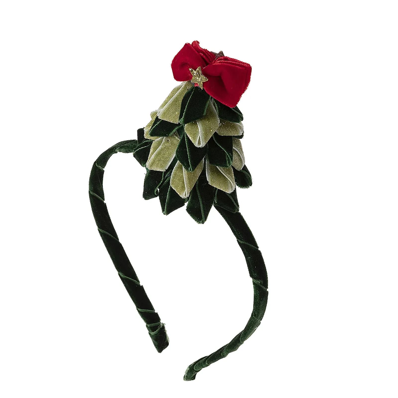 Grönt diadem, julgran & stjärna - 5x7 cm 2