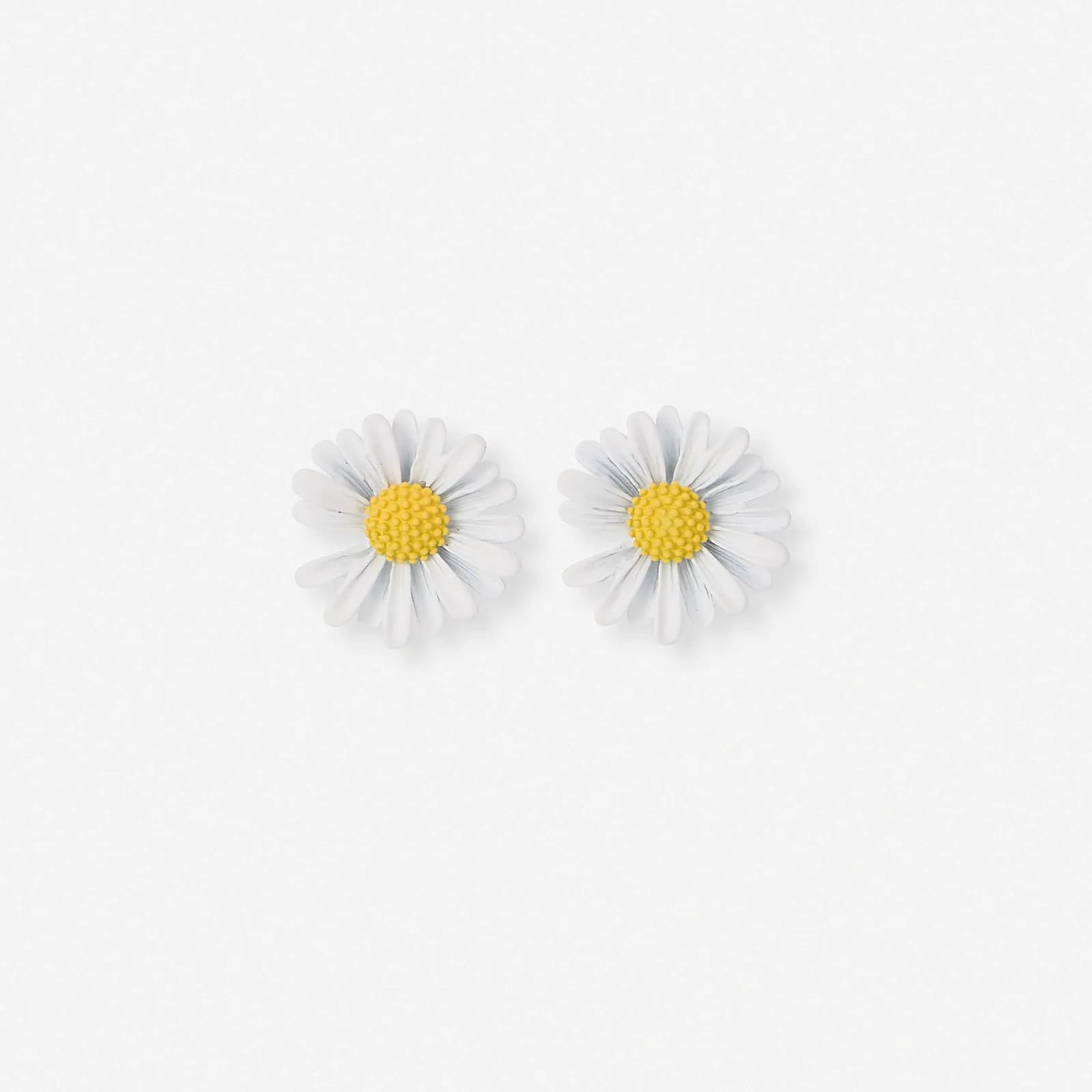 Örhängen - gul/vita blommor, prästkragar