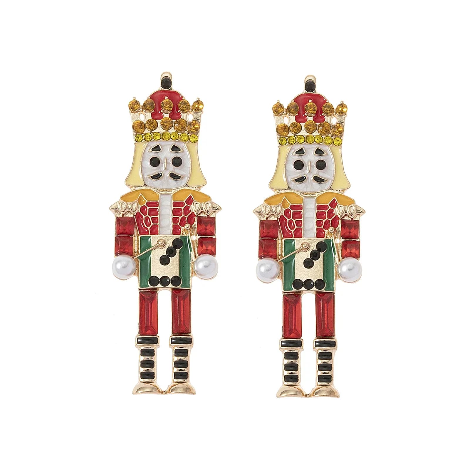Guldfärgade studs, nötknäppare - 2x5 cm