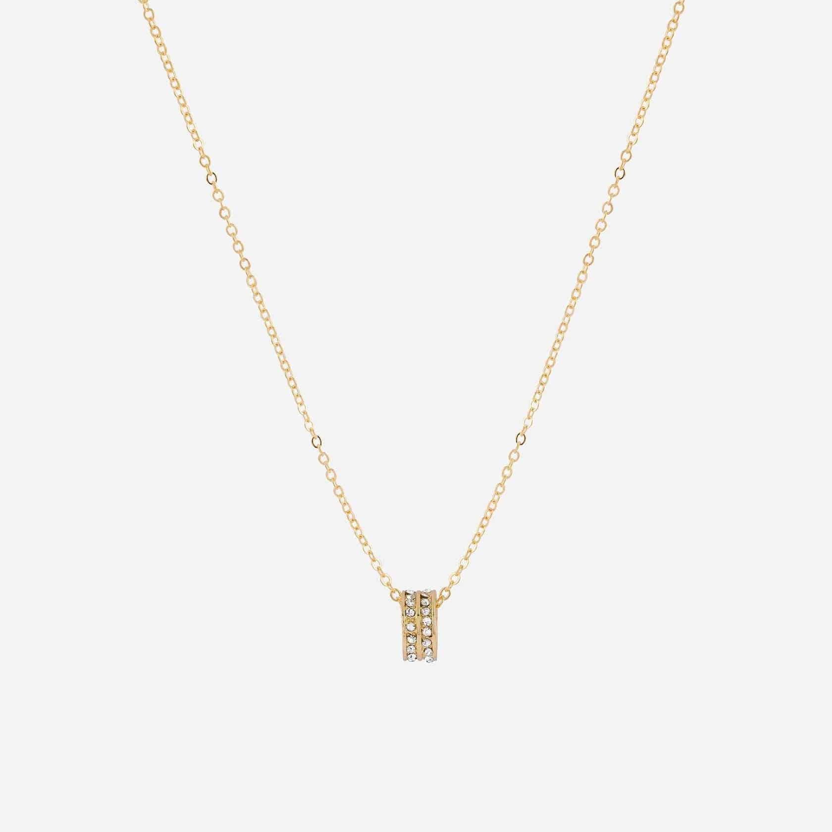 Halsband med ring Guld Montini 2