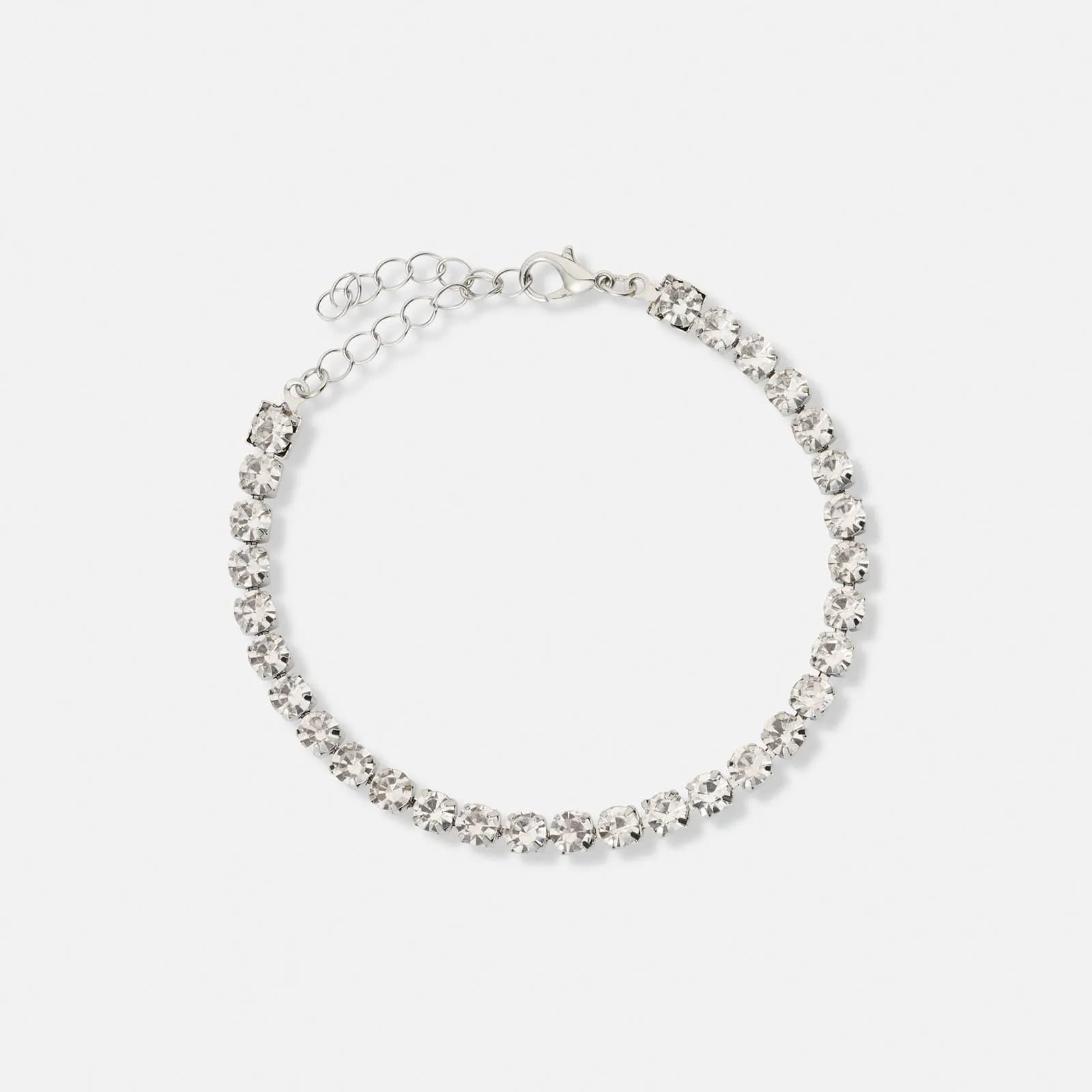 5-pack silverfärgade blandade armband - 17+5 cm 4