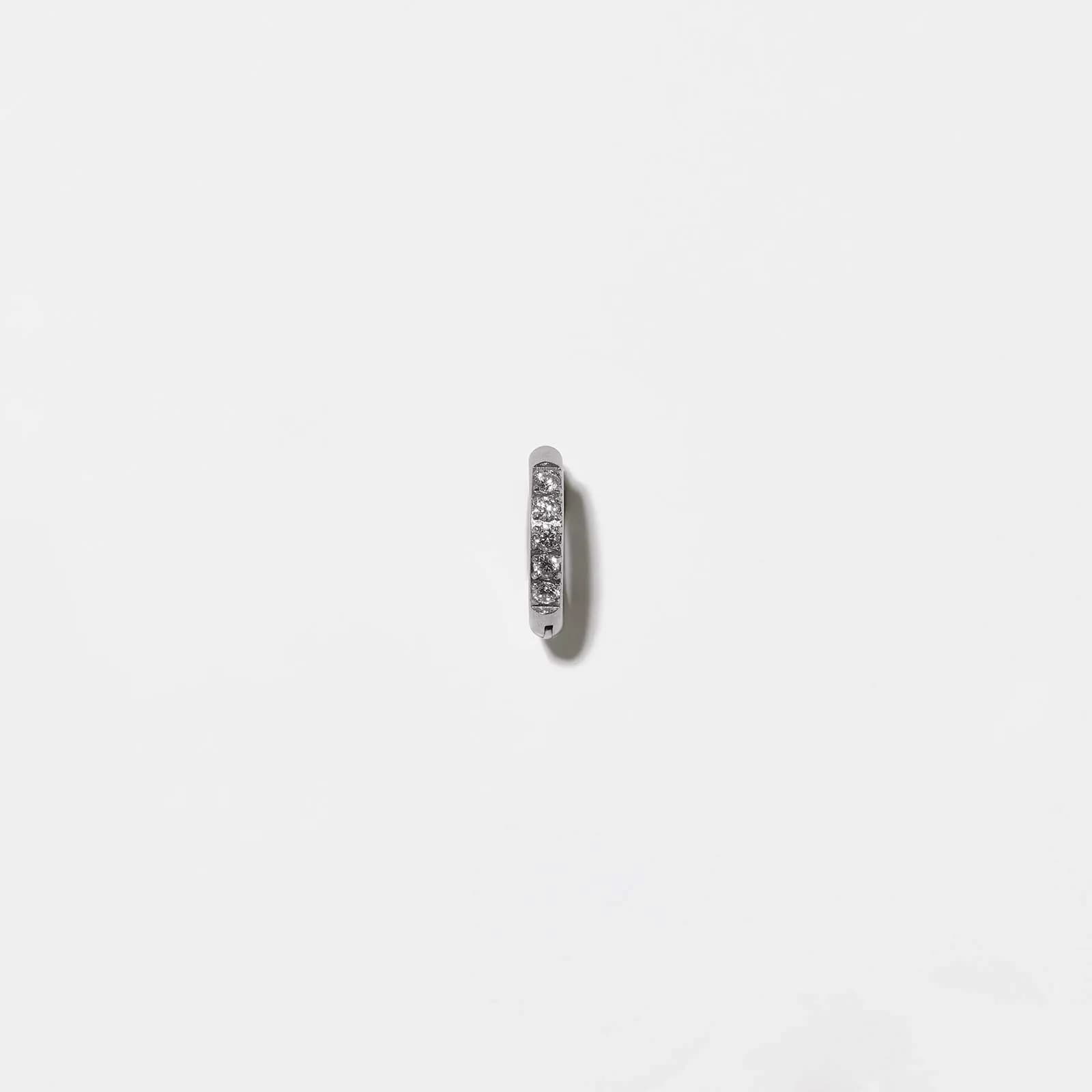 Ear Piercing - Hoop med stenar, 6mm