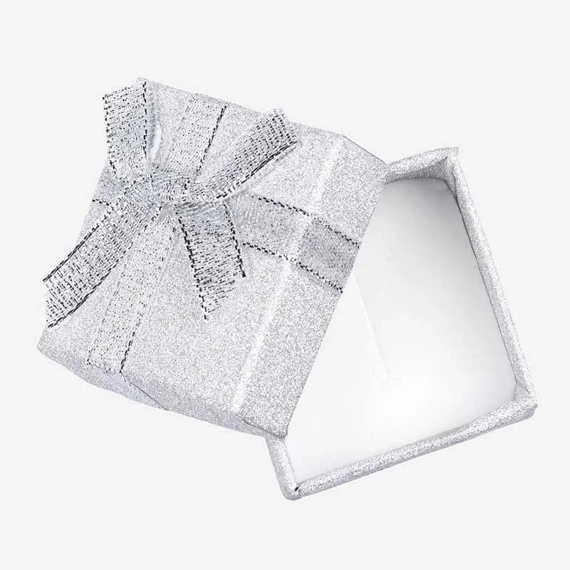 Presentask silverglitter - 5x5 cm