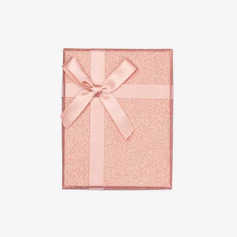 Presentask - rosa glitter 7x9 cm