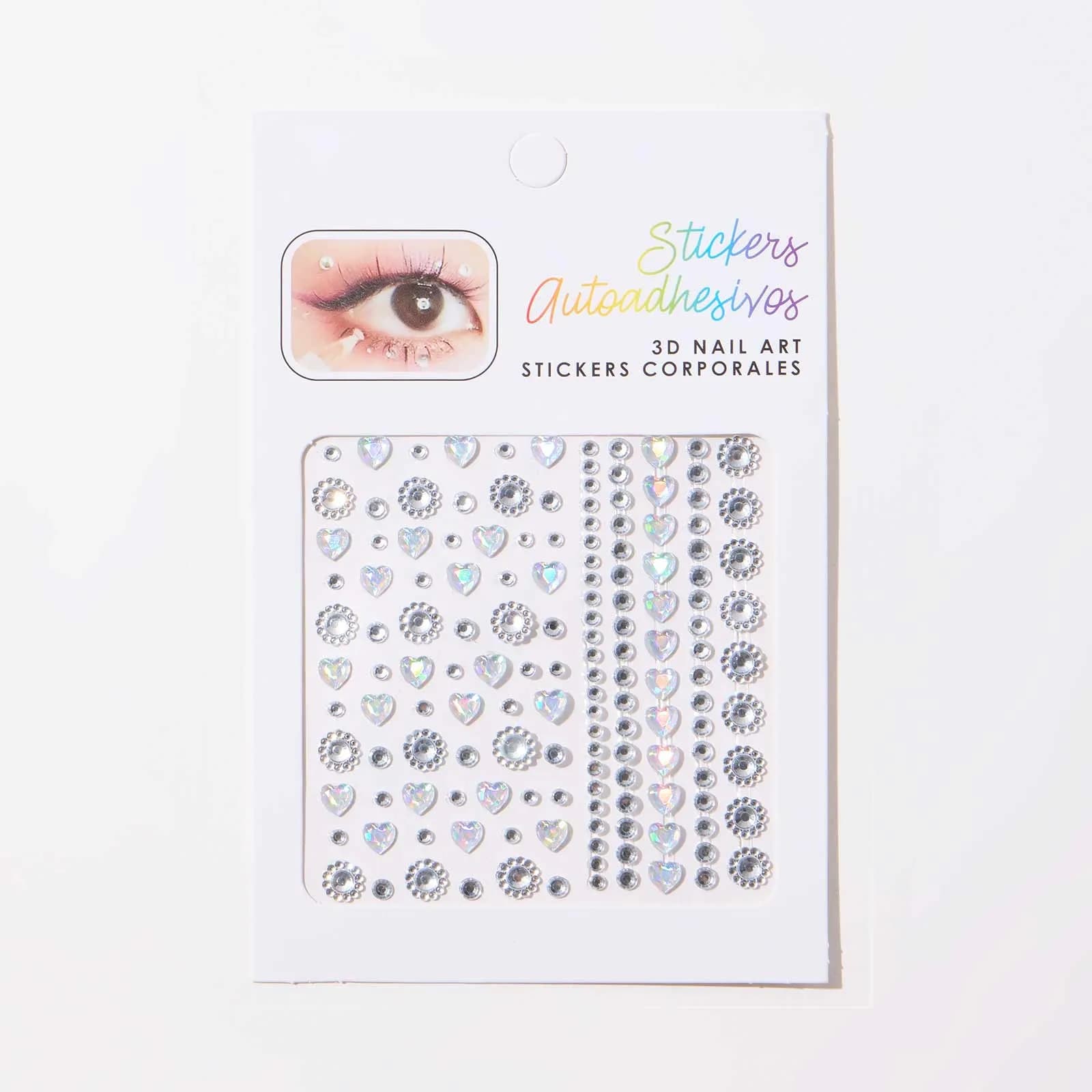 Nail and Face Jewelry - hjärtan