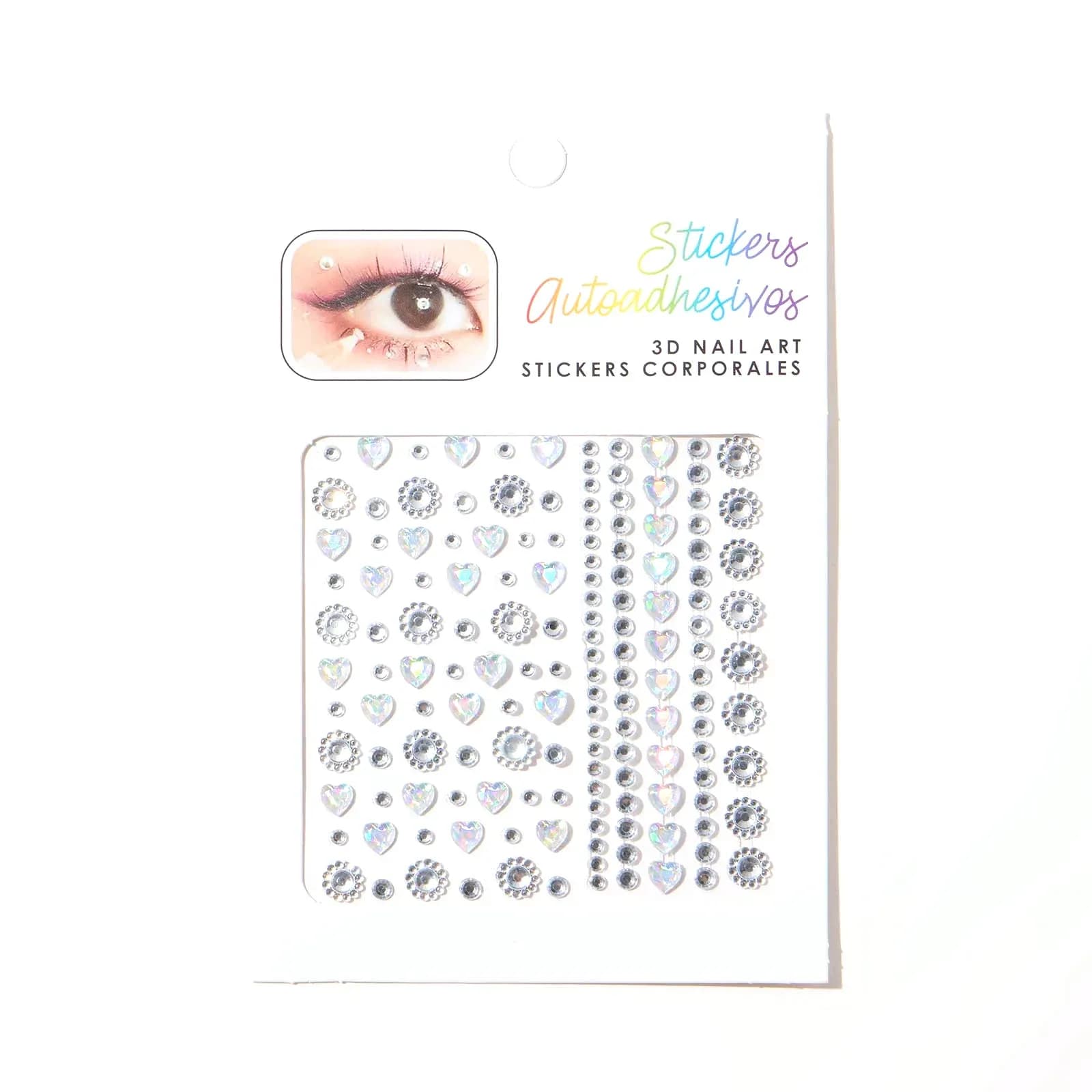 Nail and Face Jewelry - hjärtan