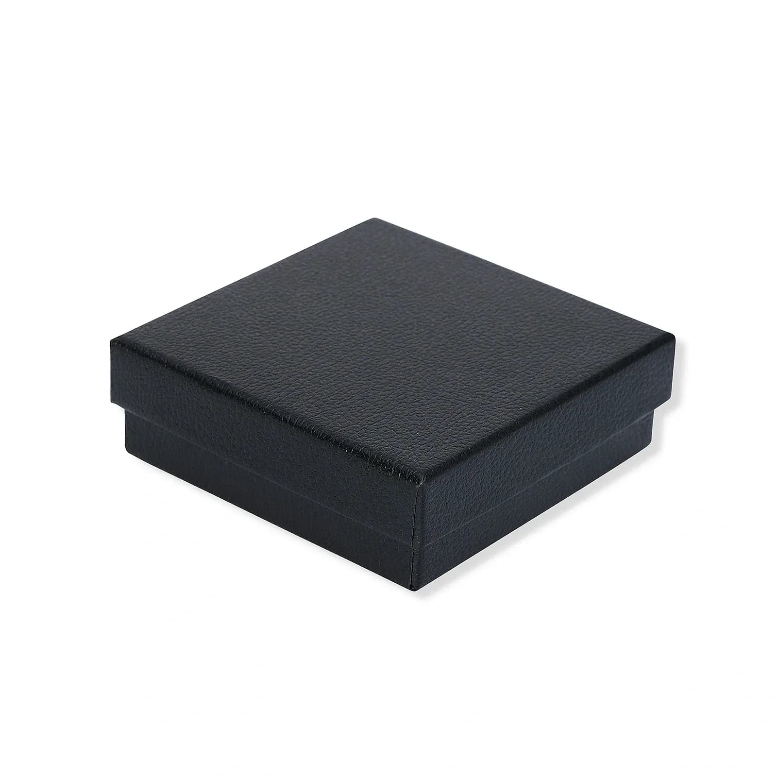 Svart presentask - 8x8 cm