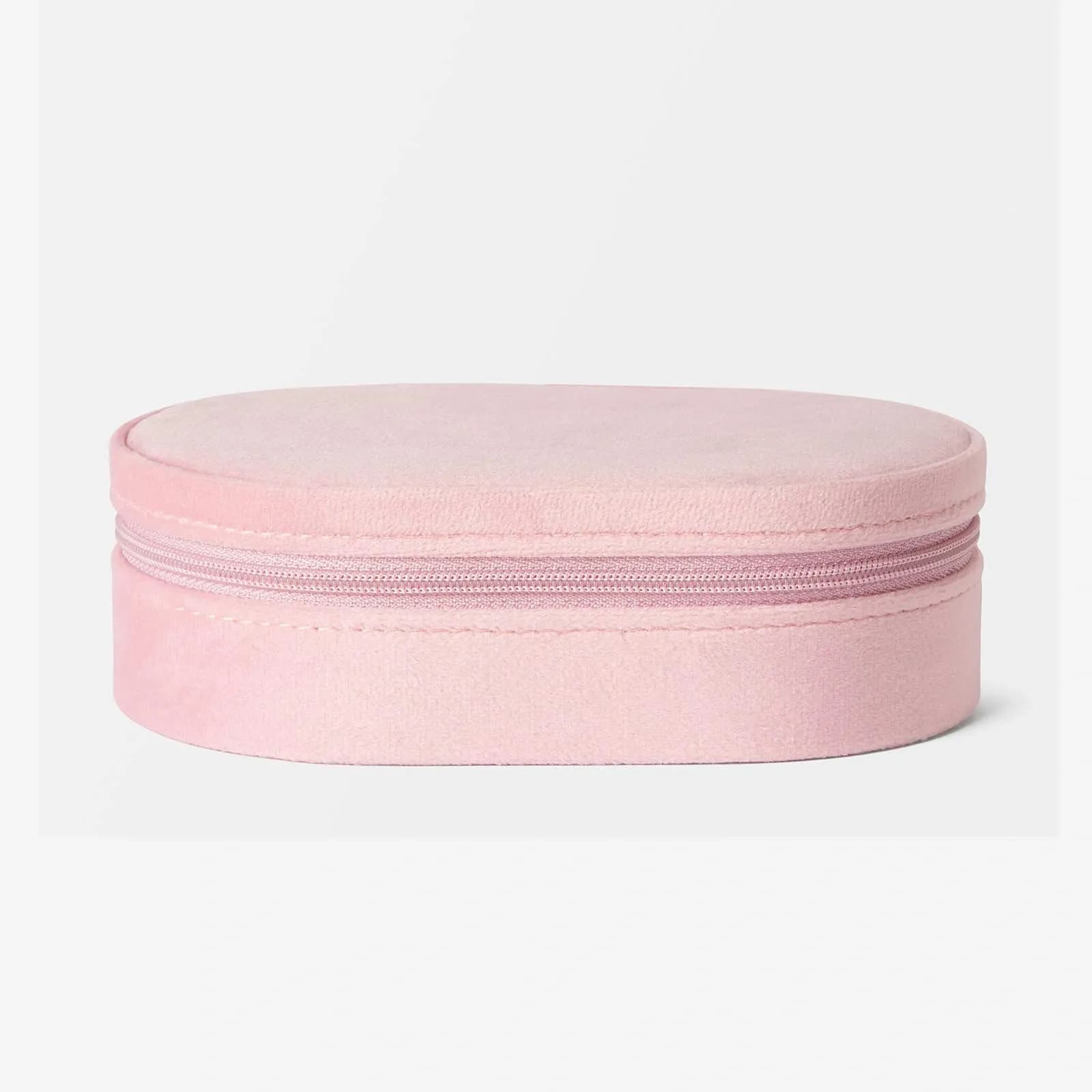 Resesmyckeskrin - oval ljusrosa 2