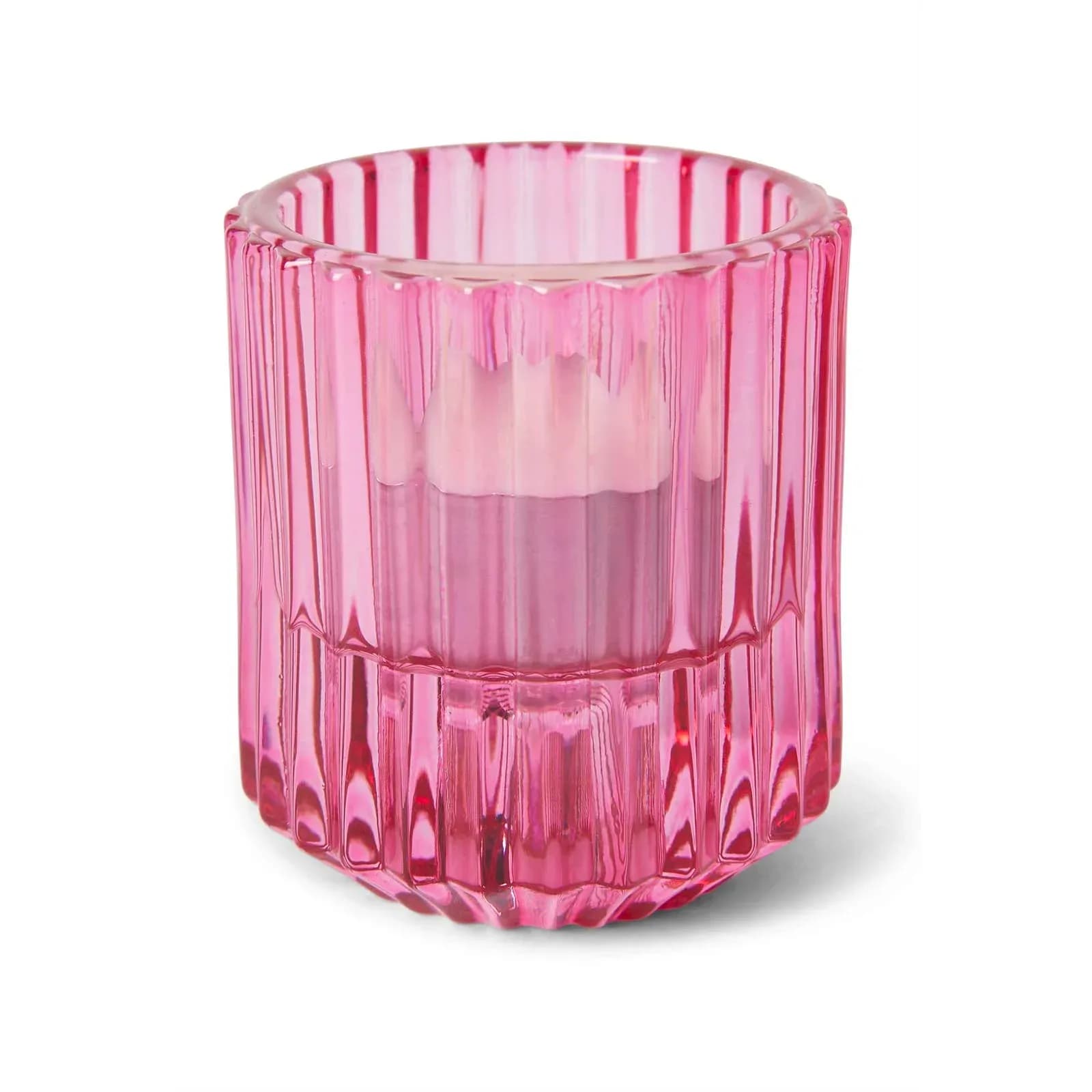 Presentset 2-pack rosa ljus och ljusstakar 2