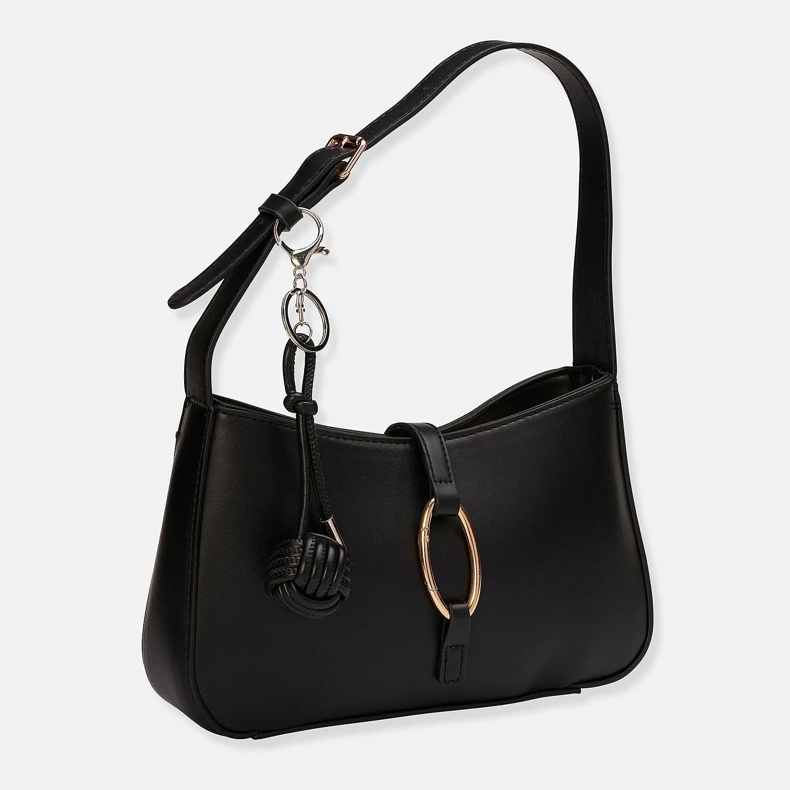 Väskaccessoar - svart knop 2