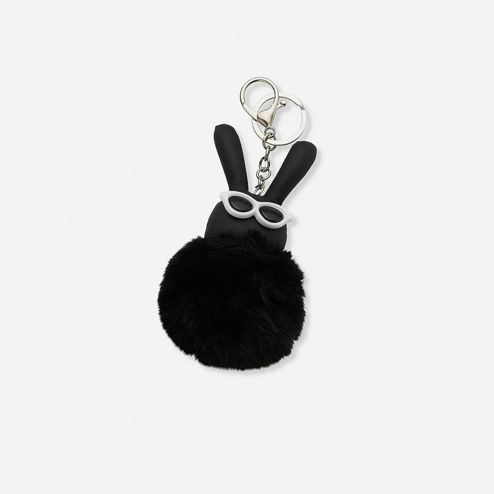 Väskaccessoar - svart kanin