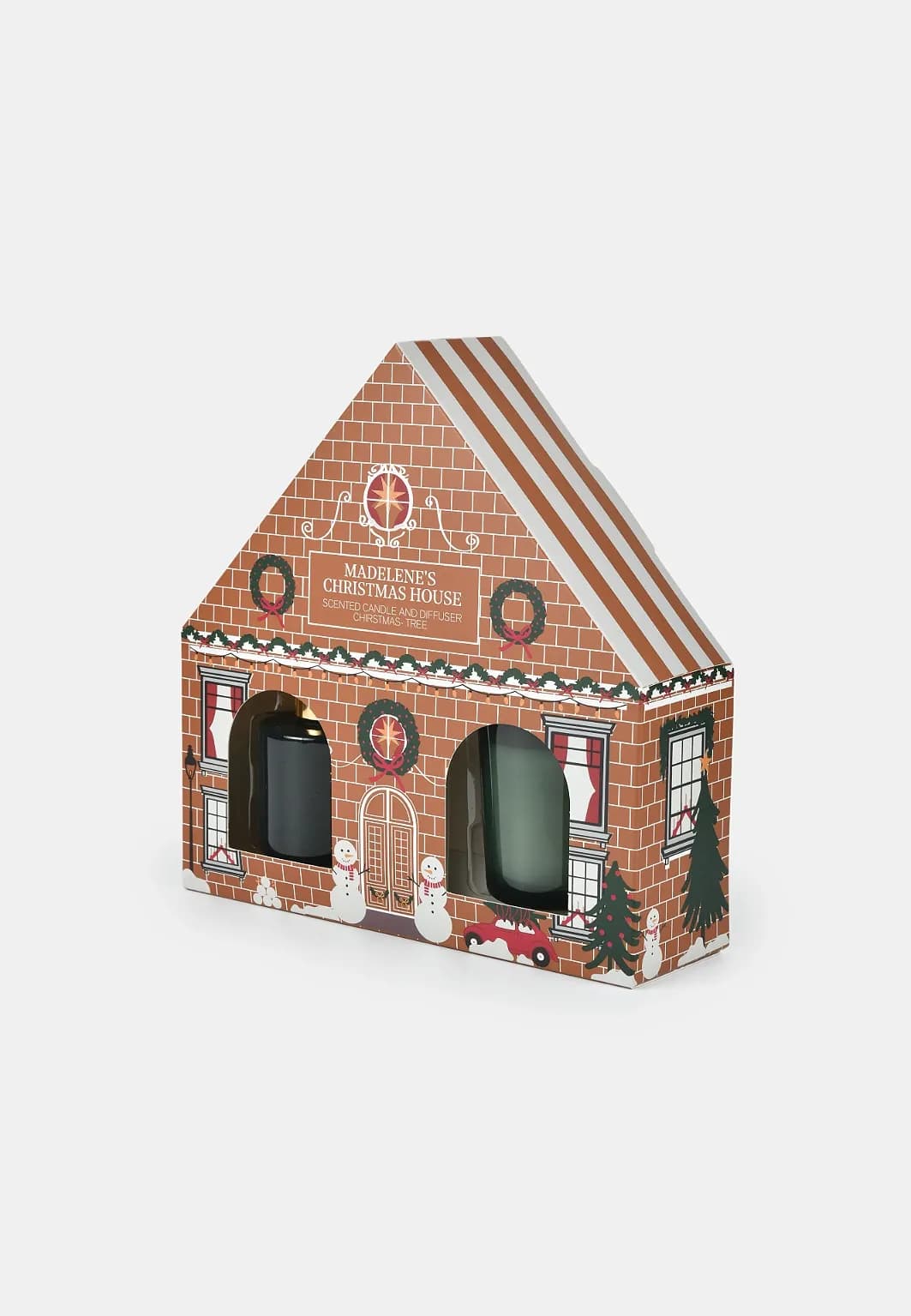 Gåvoset doftljus och doftspridare Madeleine's Christmas House large 2