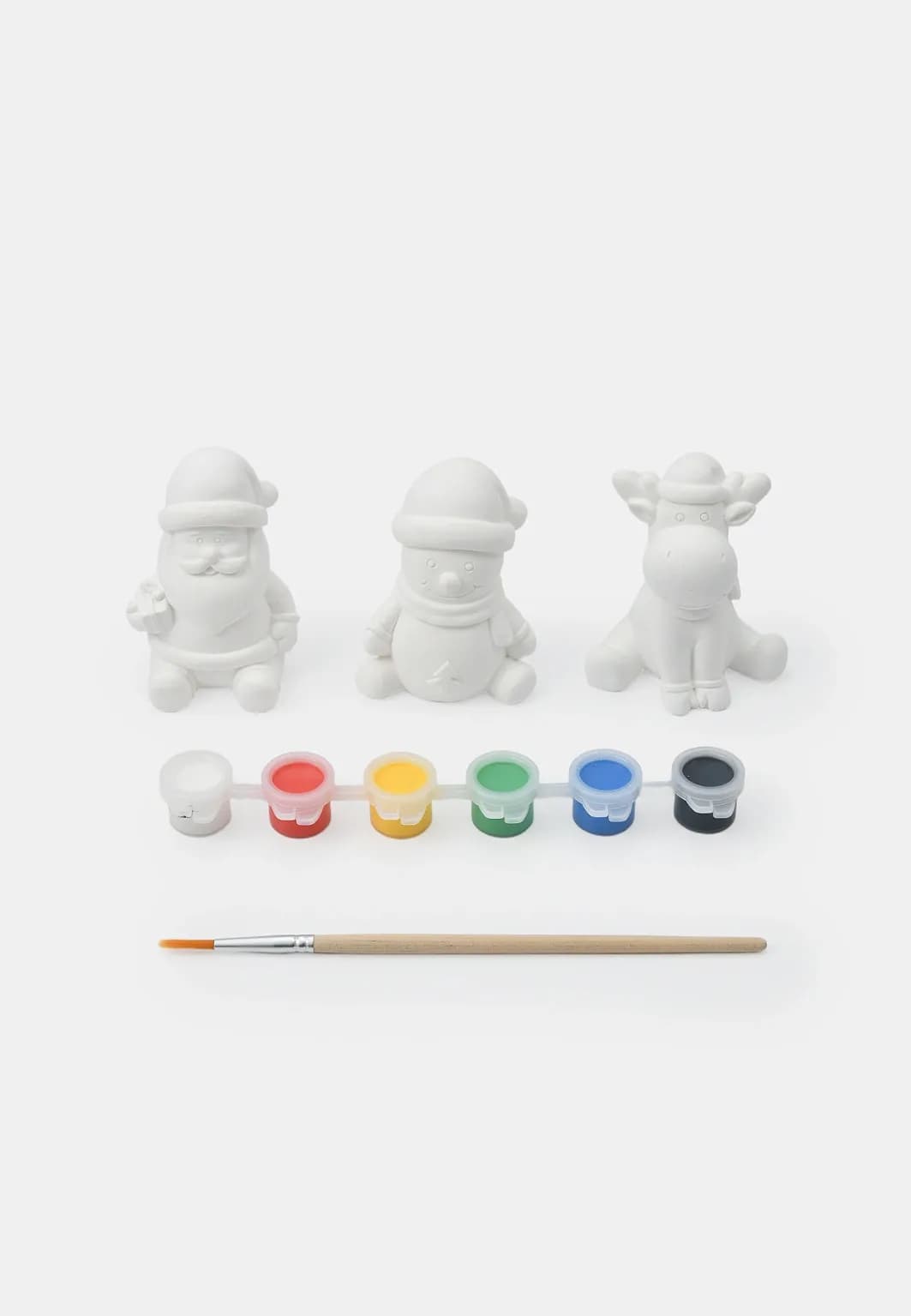 Julpyssel målarkit - 3 julfigurer