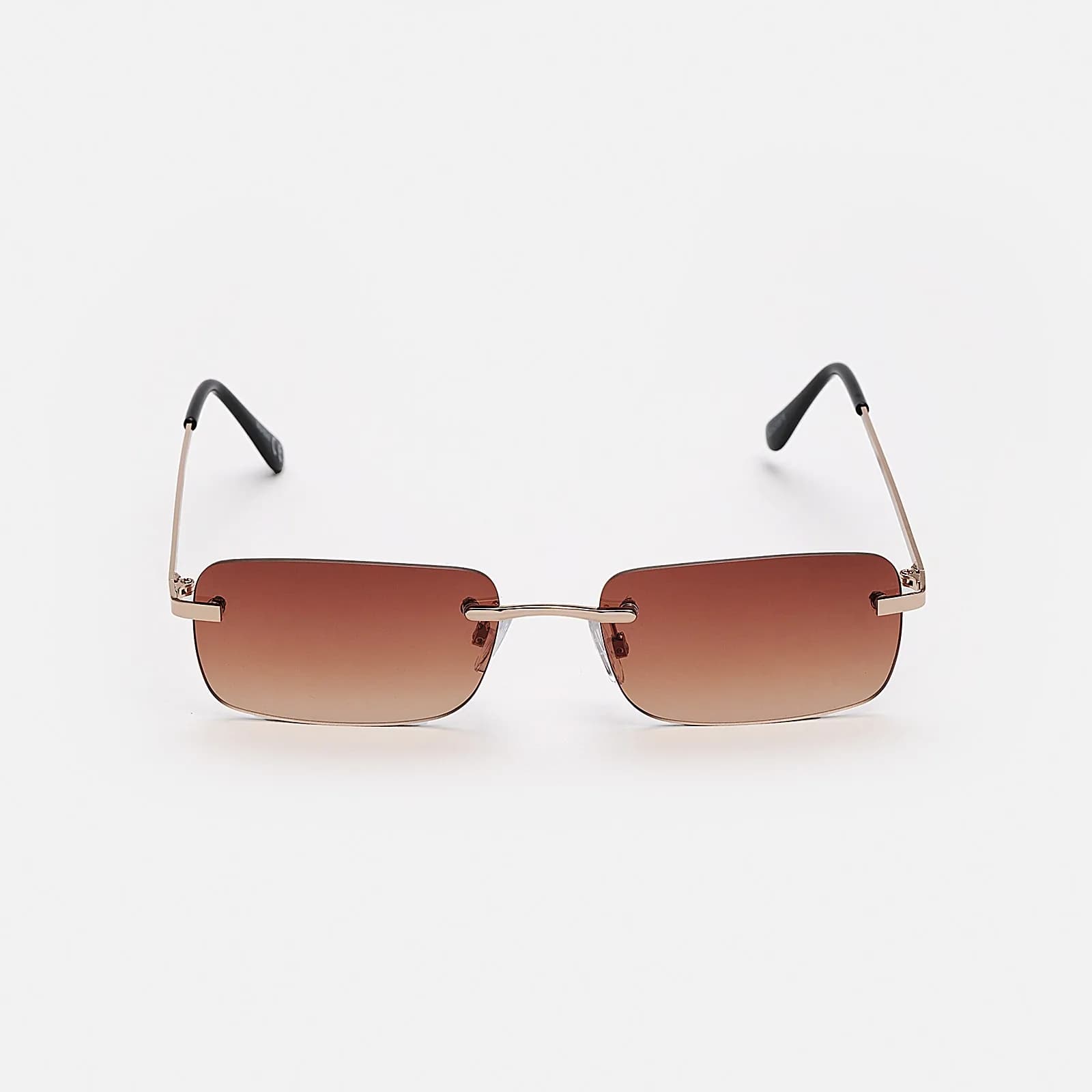 Solglasögon unisex Rectangle, bruntonat glas